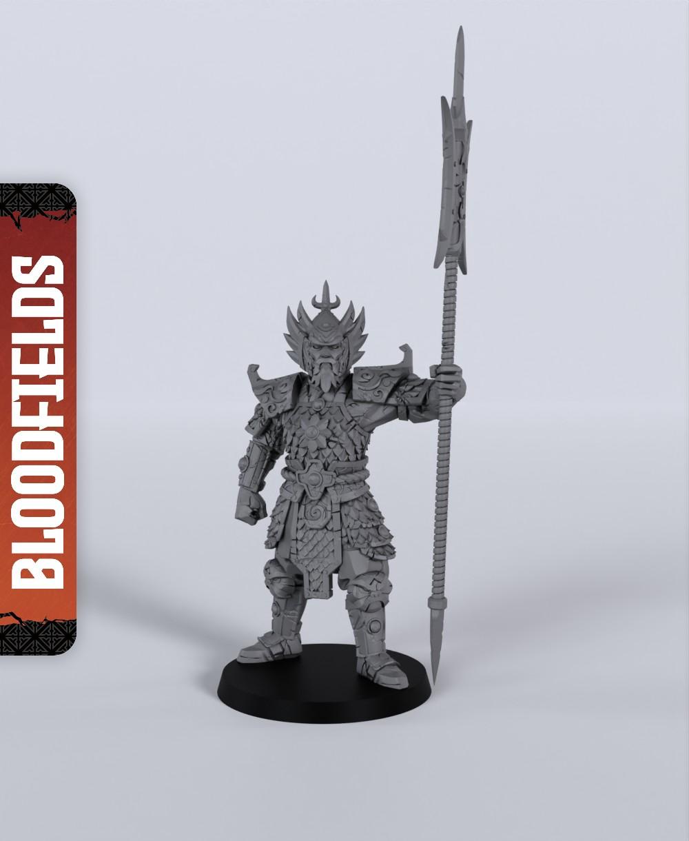 Terracotta Giant - With Free Dragon Warhammer - 5e DnD Inspired for RPG and Wargamers 3d model