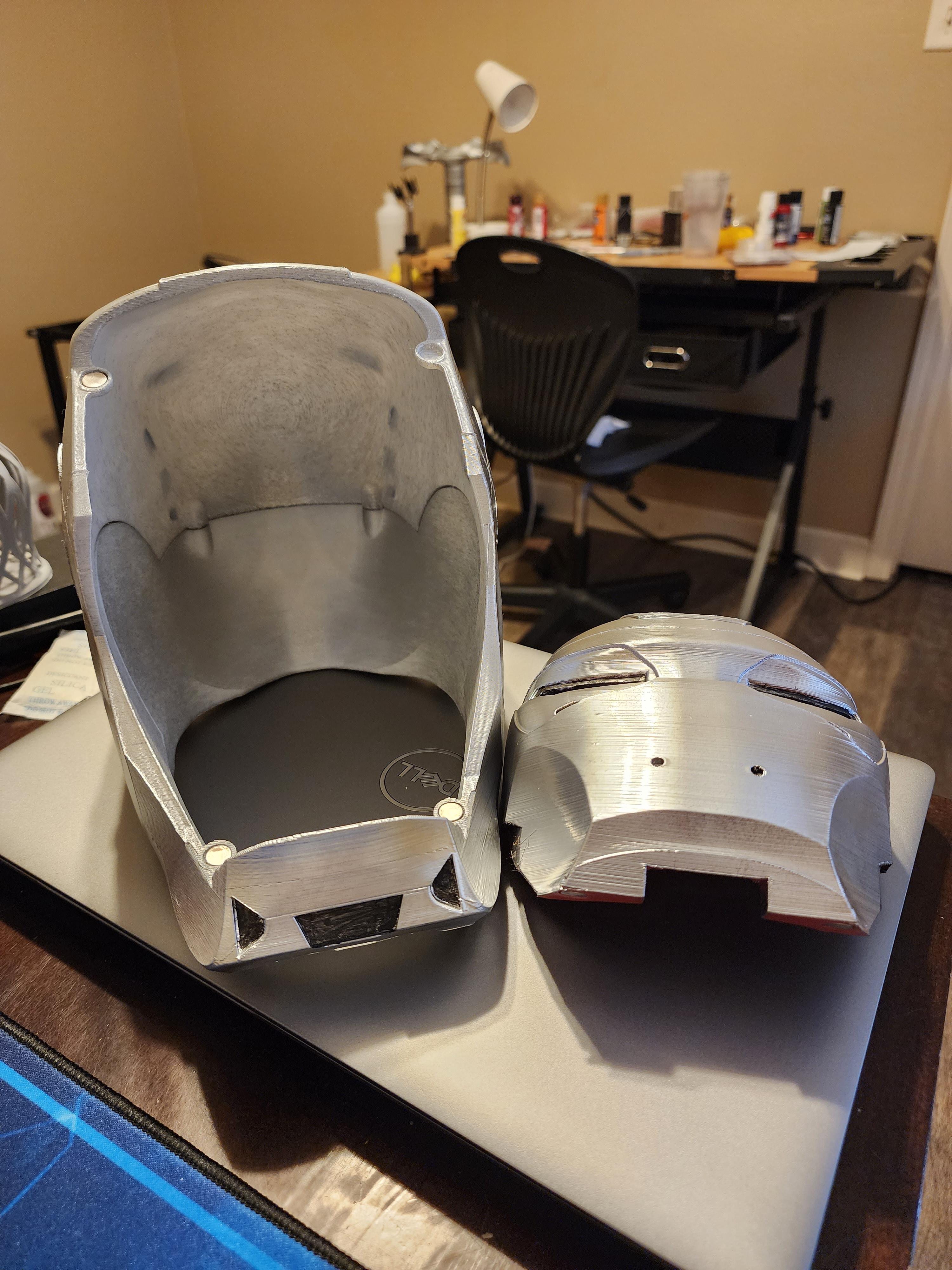 Iron Terminator Fan Art Helmet 3d model