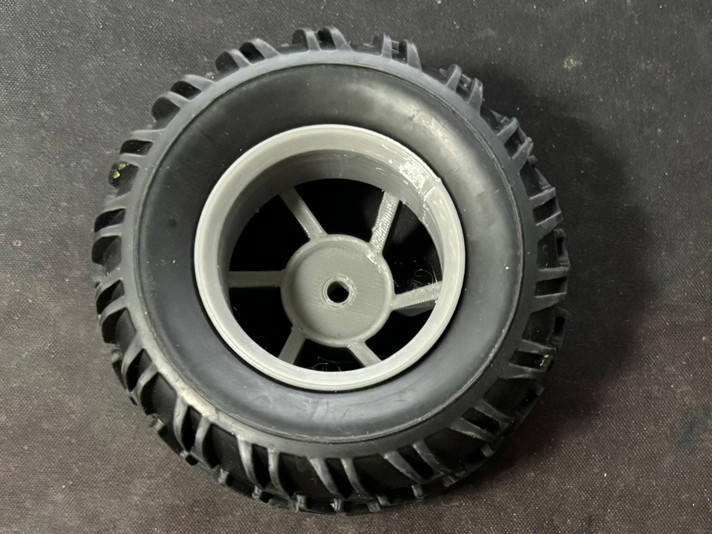 RC car wheel rim 3d model