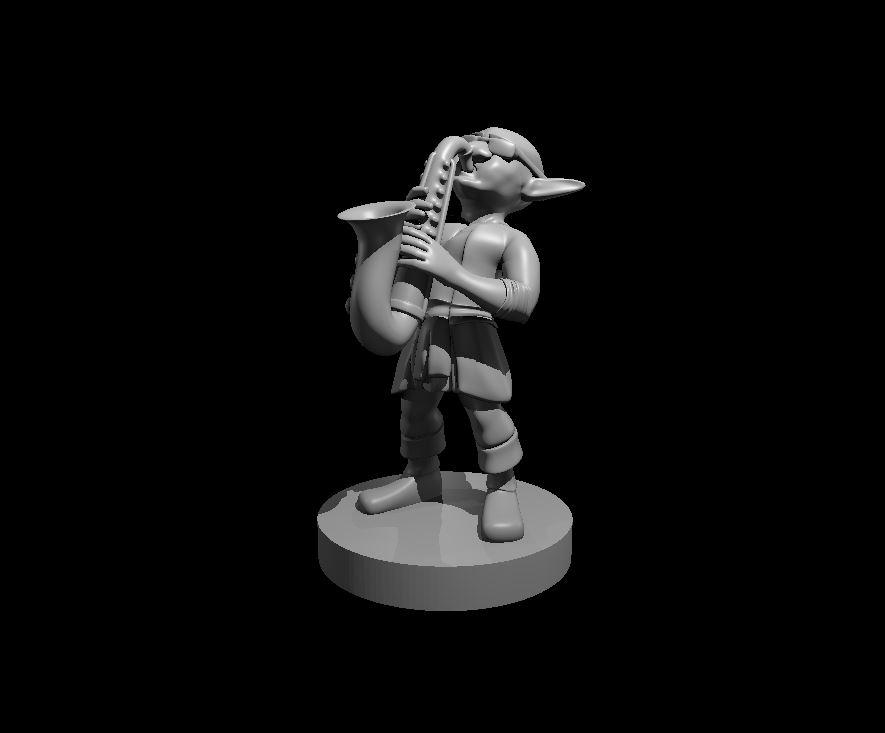 Goblin Saxophone Bard - Goblin Saxophone Bard - 3d model render - D&D - 3d model