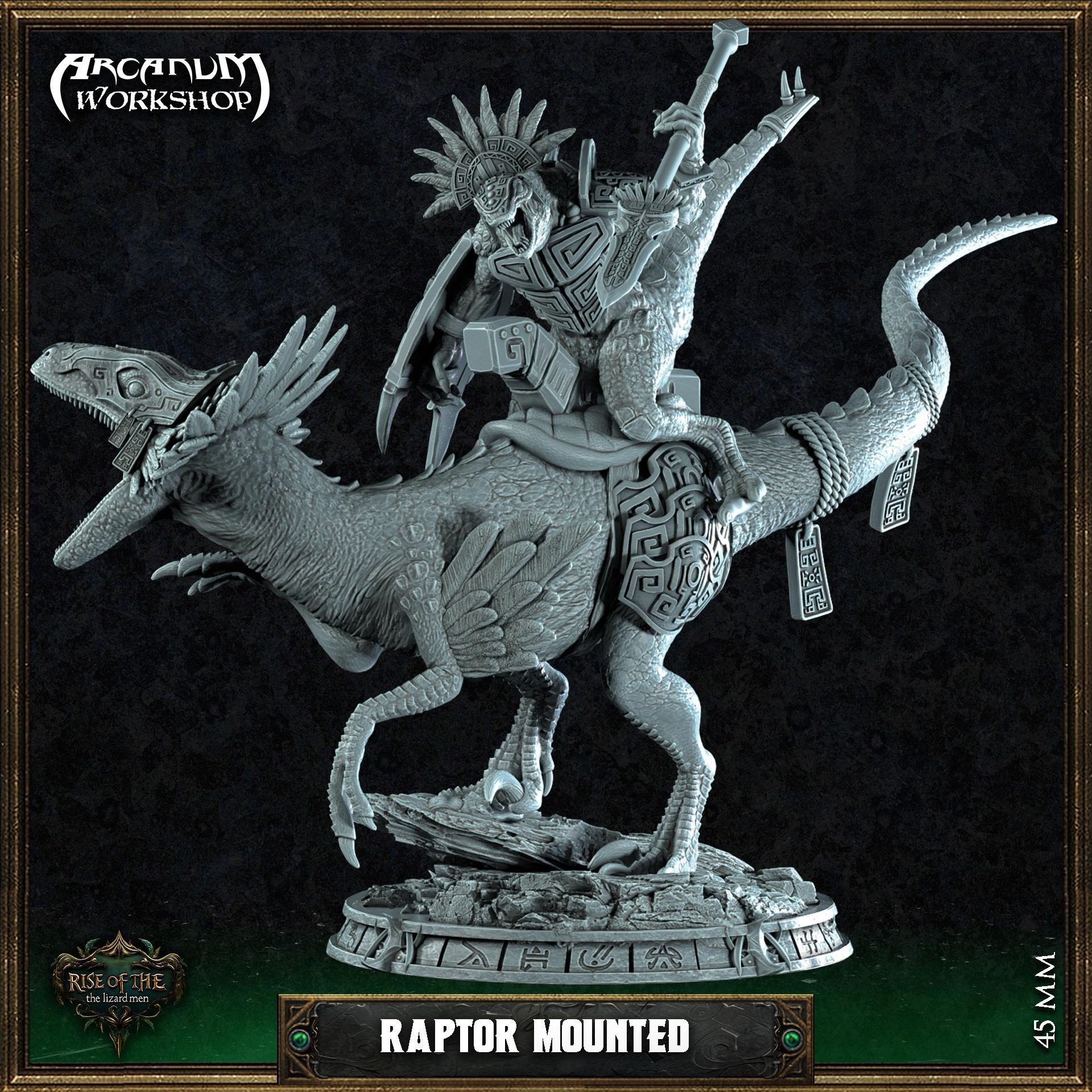 Raptor Mounted 45mm 3d model