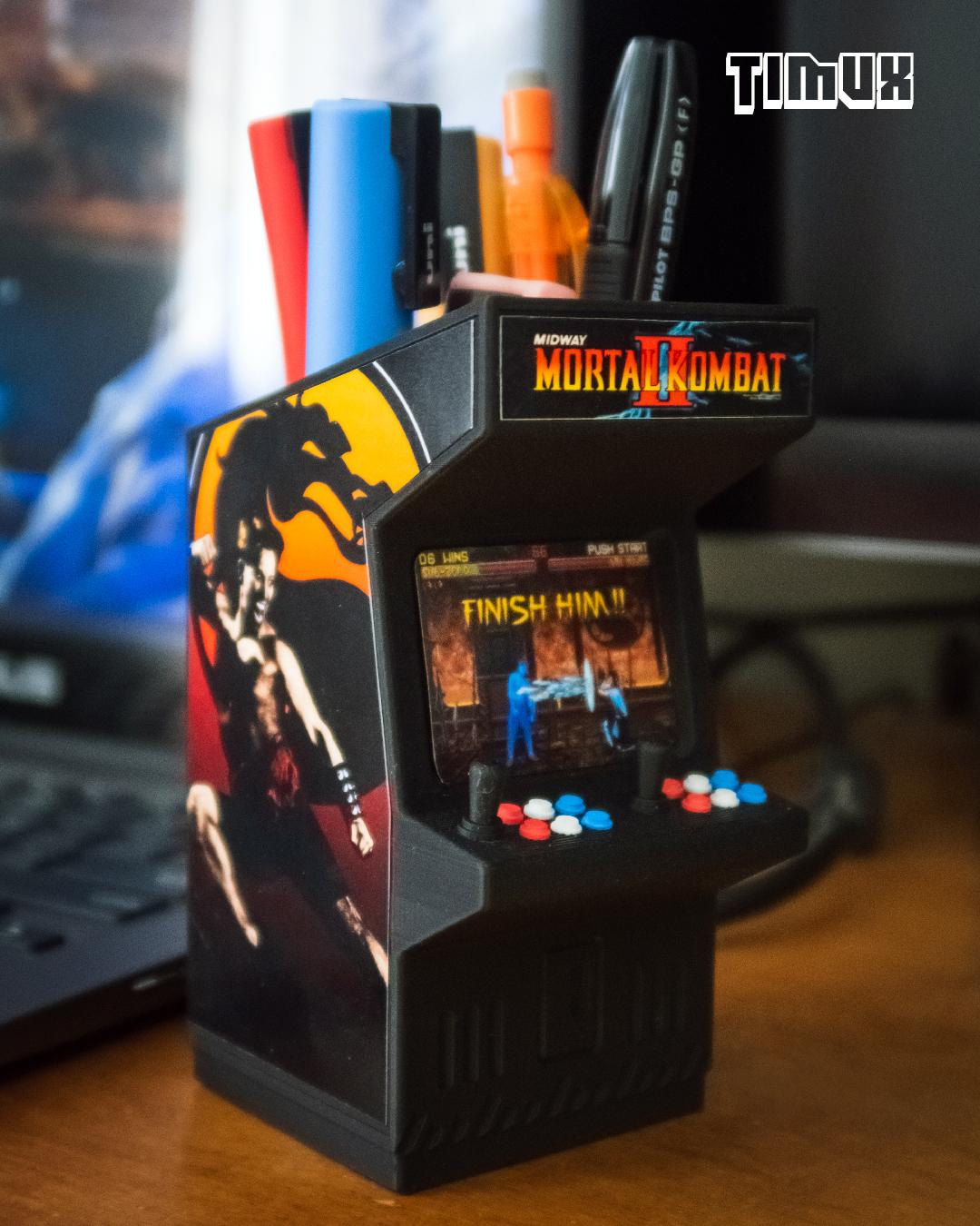 ARCADE MACHINE - FIGHT GAMES (PEN HOLDER) 3d model