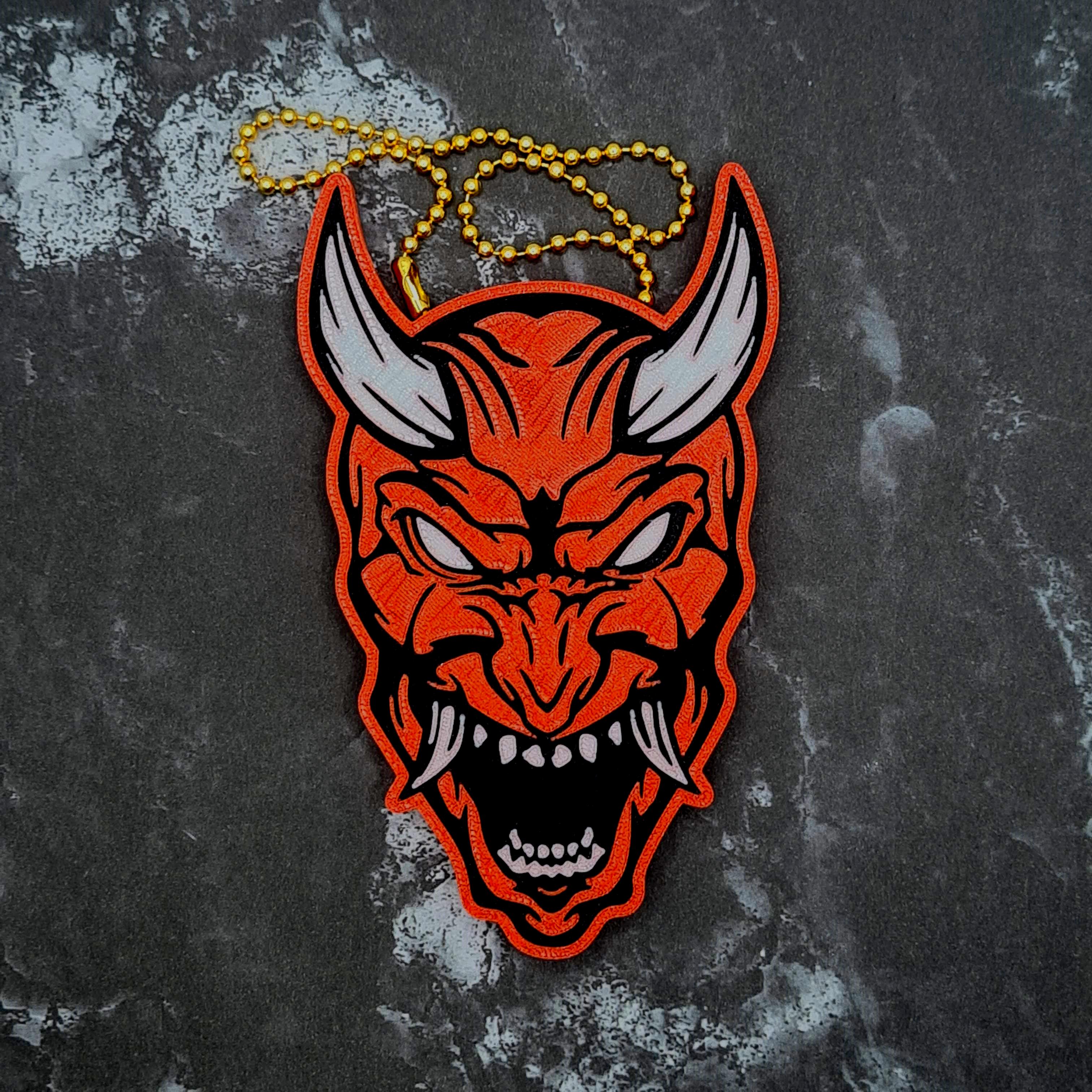 Oni Charm 3 (with outline) 3d model