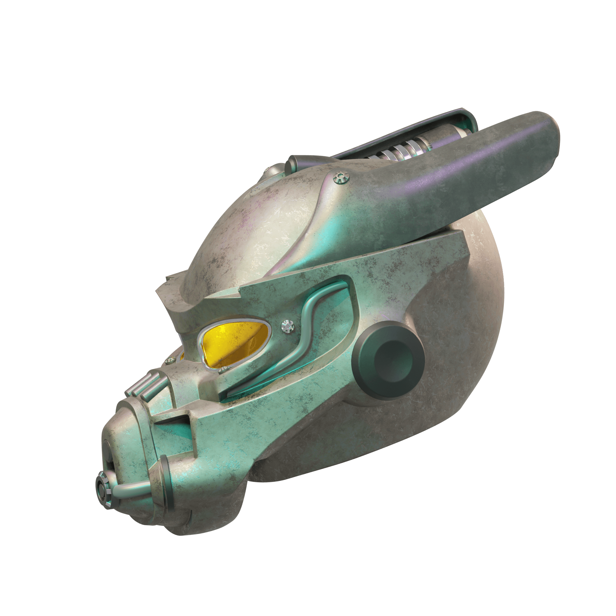 Fallout X02 Power Armor Helmet 3d model