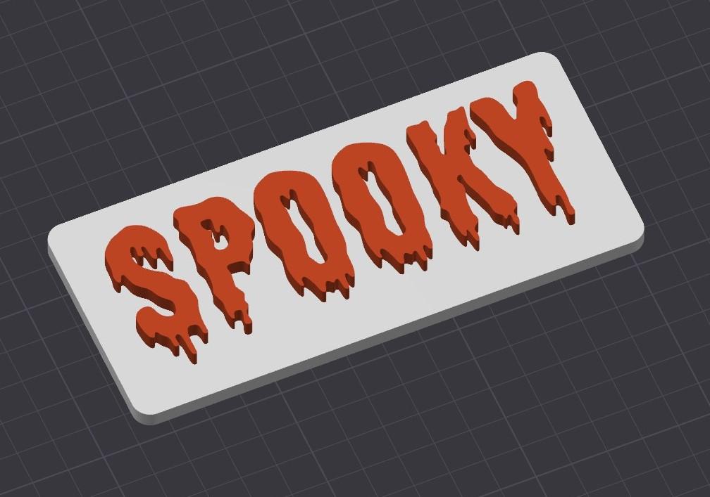 Spooky Sign 3d model