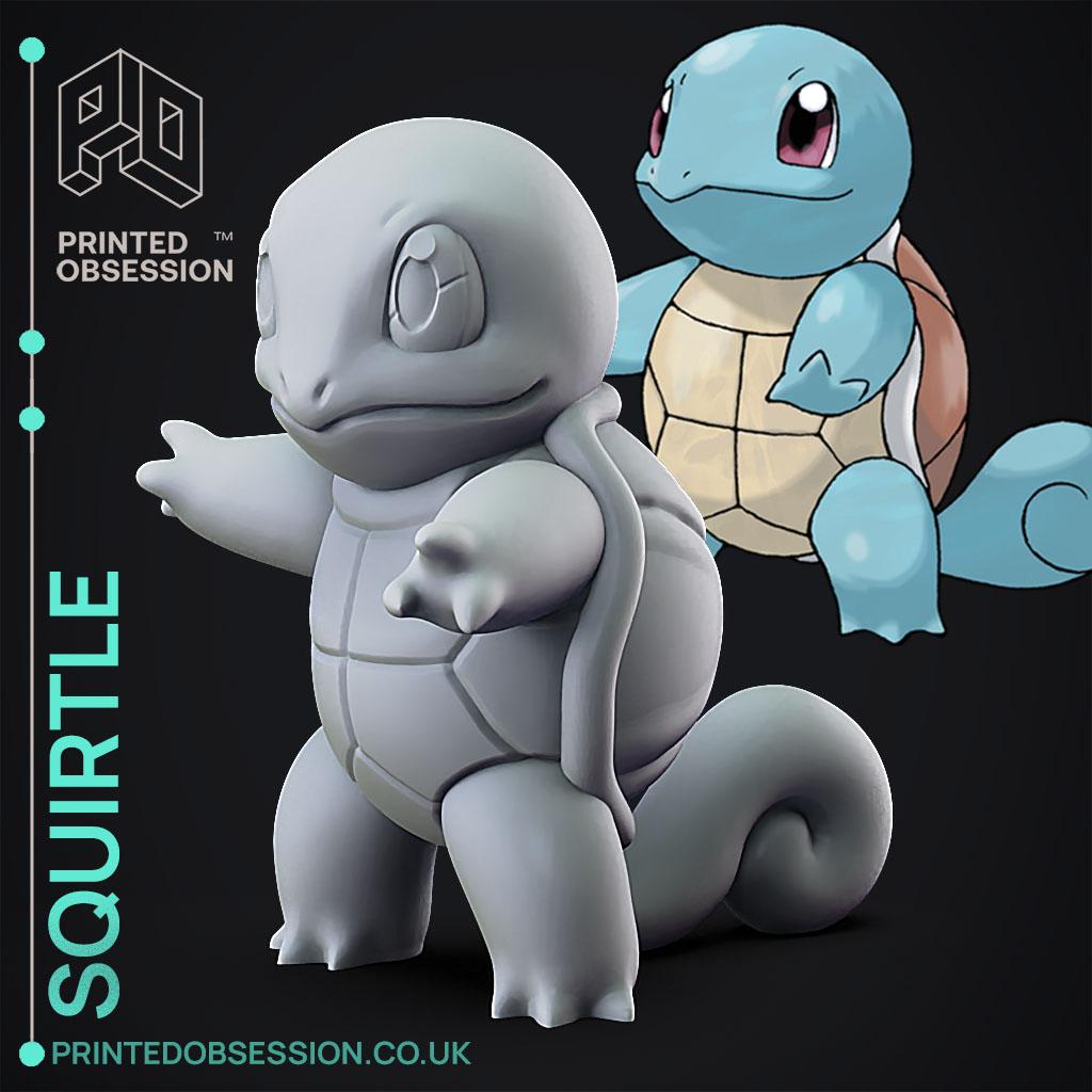Squirtle Pokemon Inspired 3D Picture Craft Kit for Children and Adults  Suitable for Beginners 