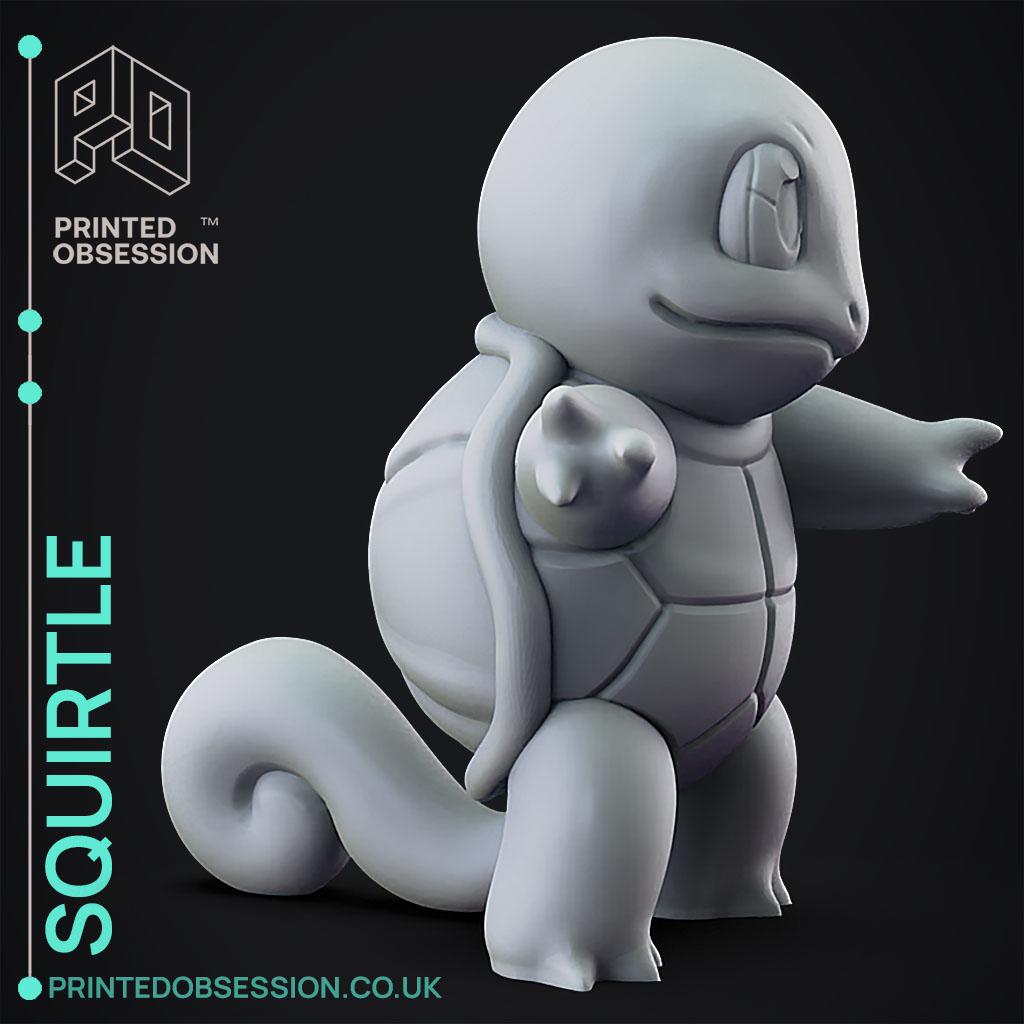 STL file Squirtle pixel art 🎨・3D printable model to download・Cults
