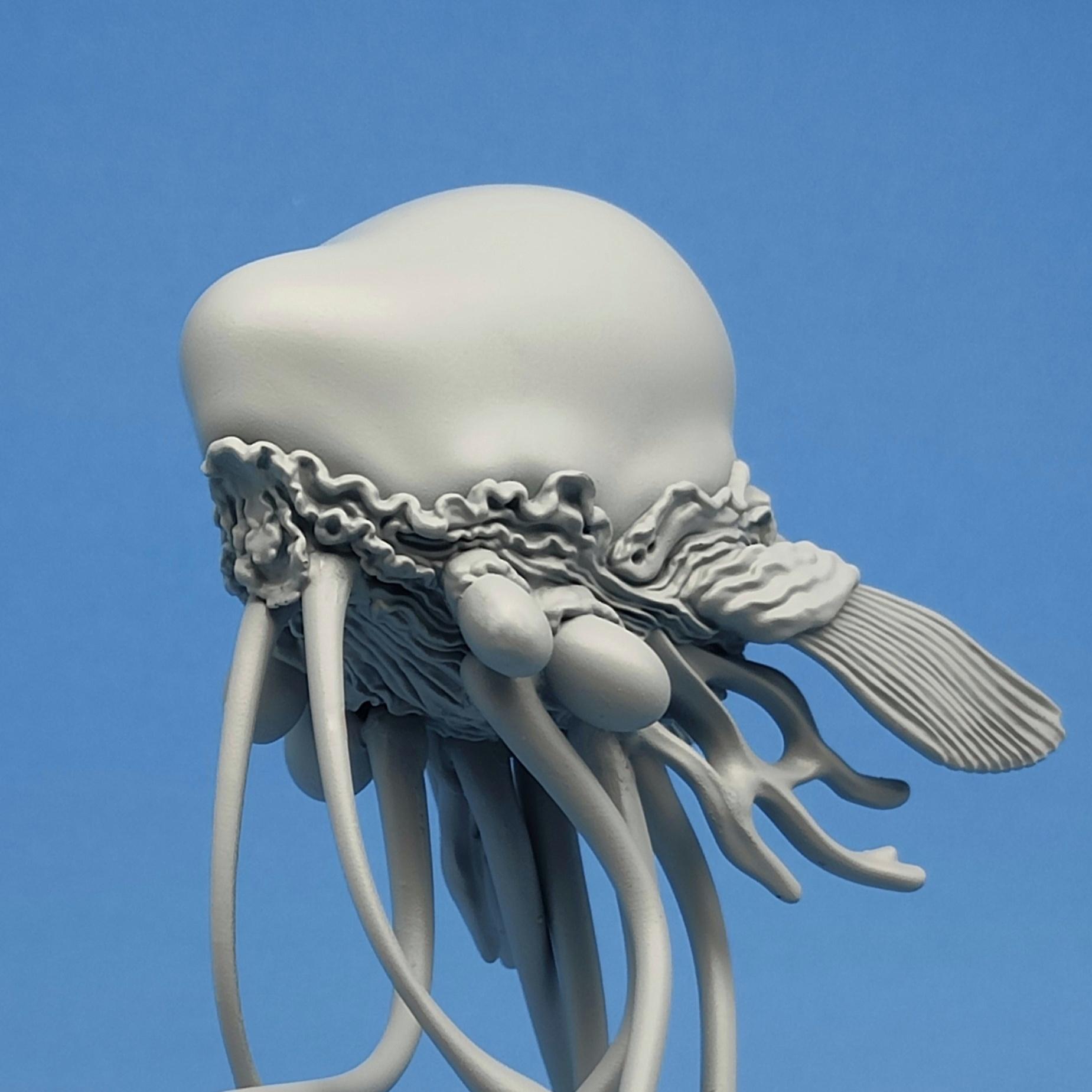 Jellyfish Biomech - Cyanea, Lemurian Sandwalker (Pre-supported) 3d model