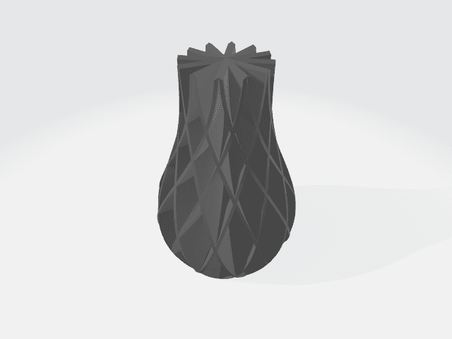 pineapple vase.stl 3d model