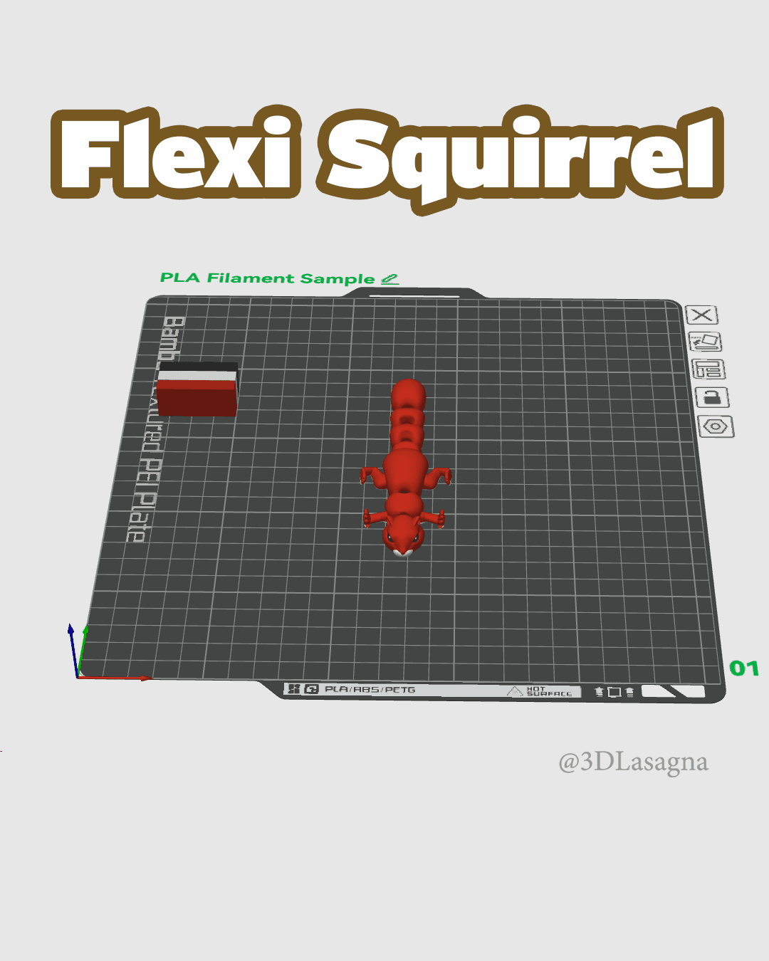 3DL Flexi Squirrel 3d model