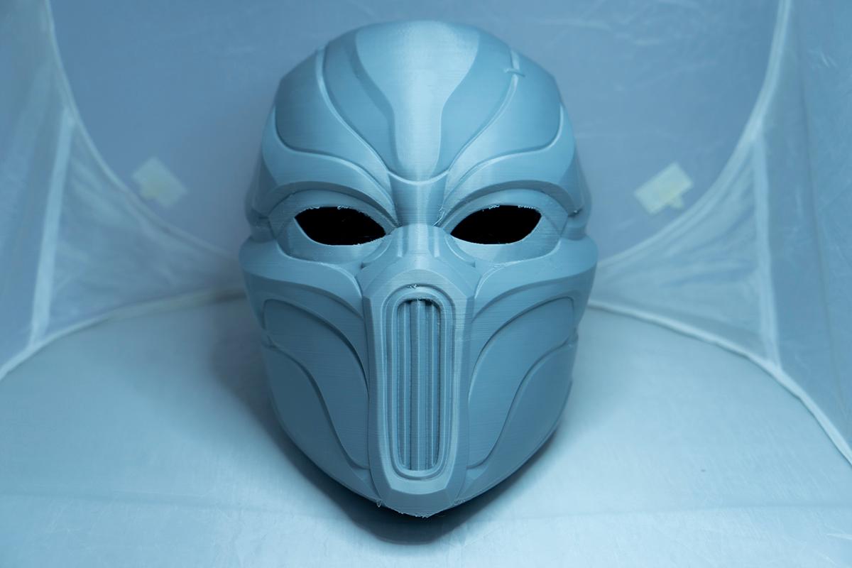 Noob Saibot wrestler halloween mask helmet 3d model