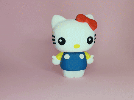 Hello Kitty 猫头 3D Funko Pop! Bobblehead Style Figure 3d model