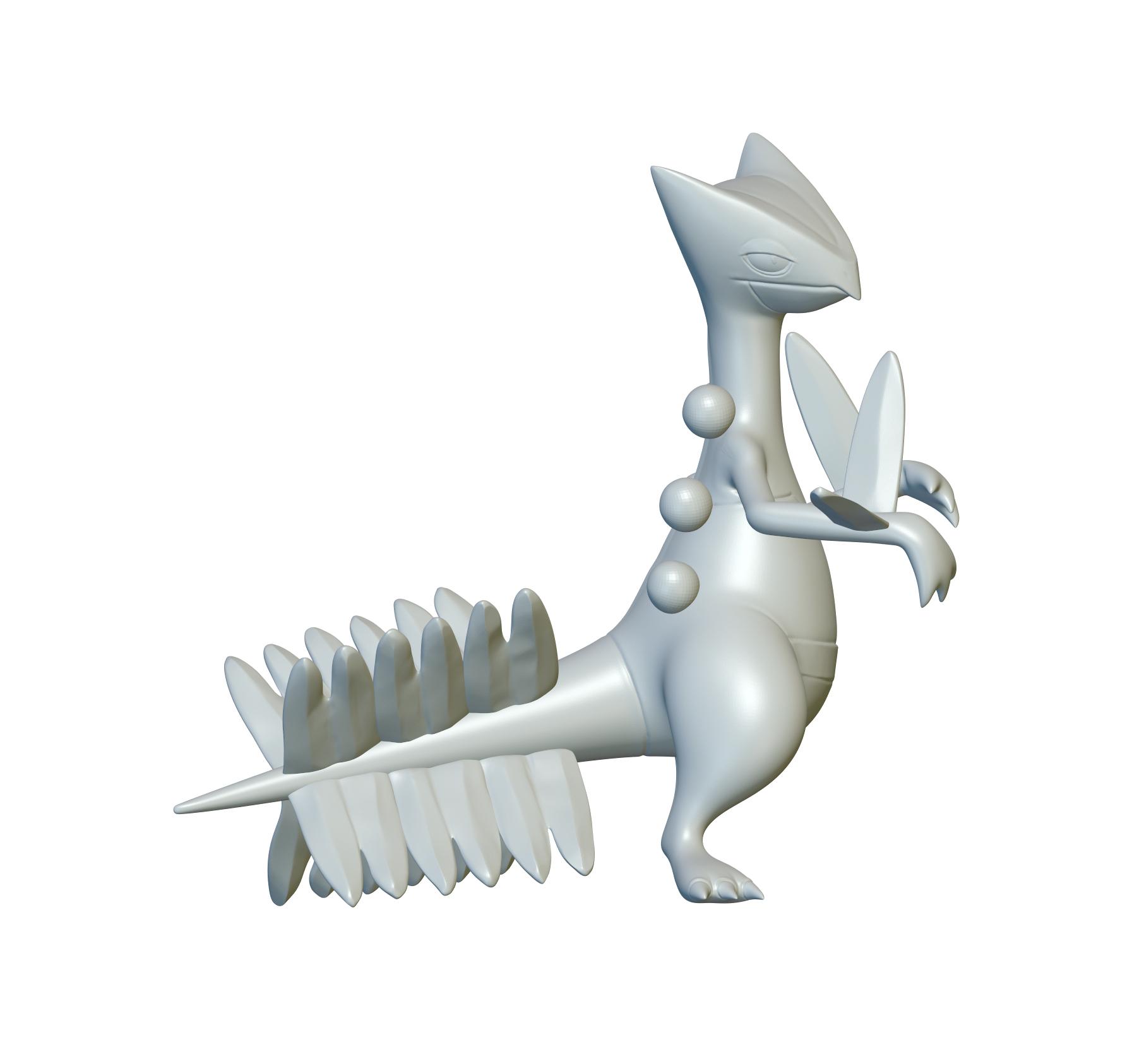 Pokemon Sceptile #254 - Optimized for 3D Printing 3d model