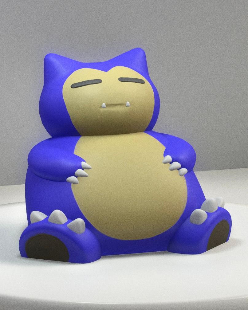 Snorlax - Pokemon - No Support 3d model