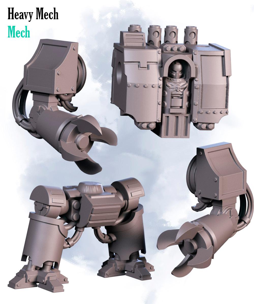 Heavy robot  3d model