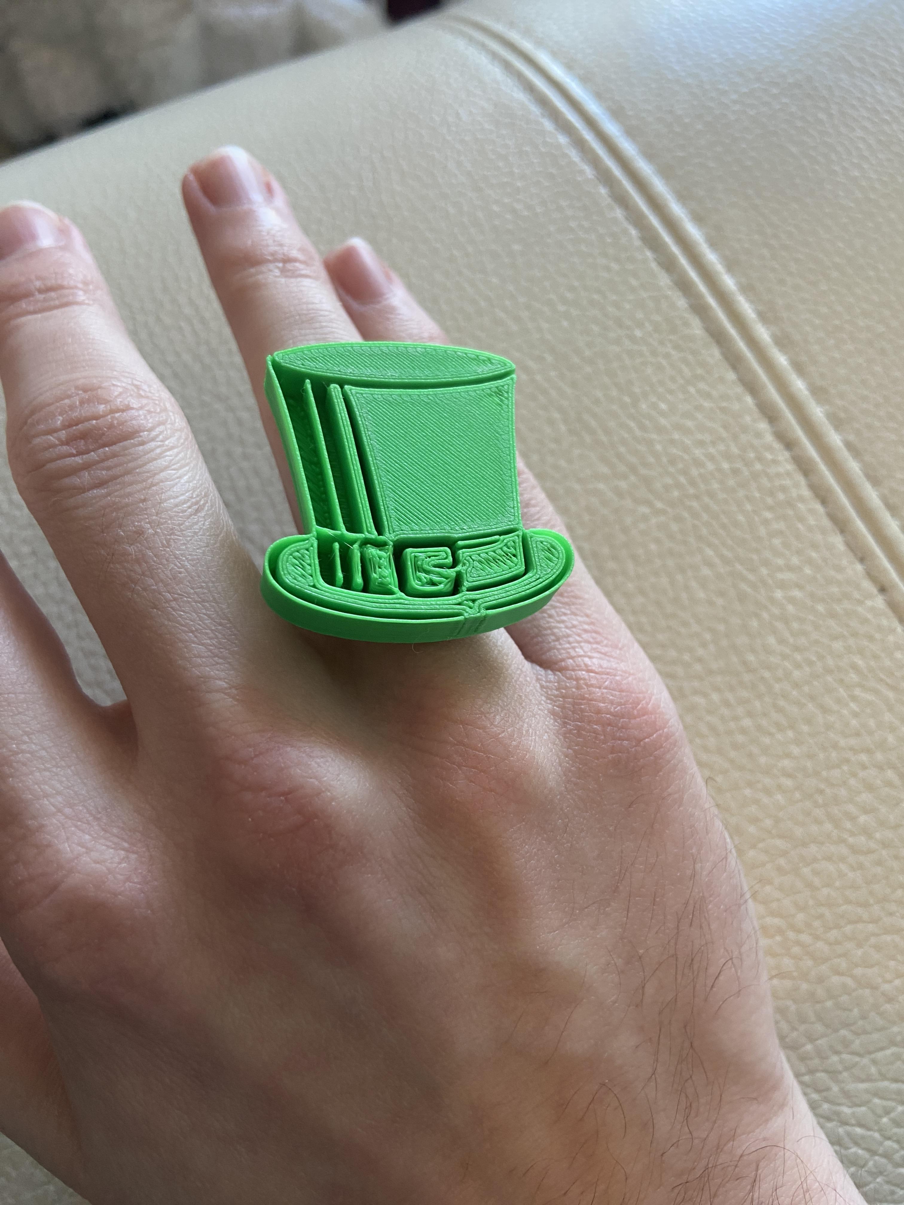 St Patrick's Day Ring 3d model