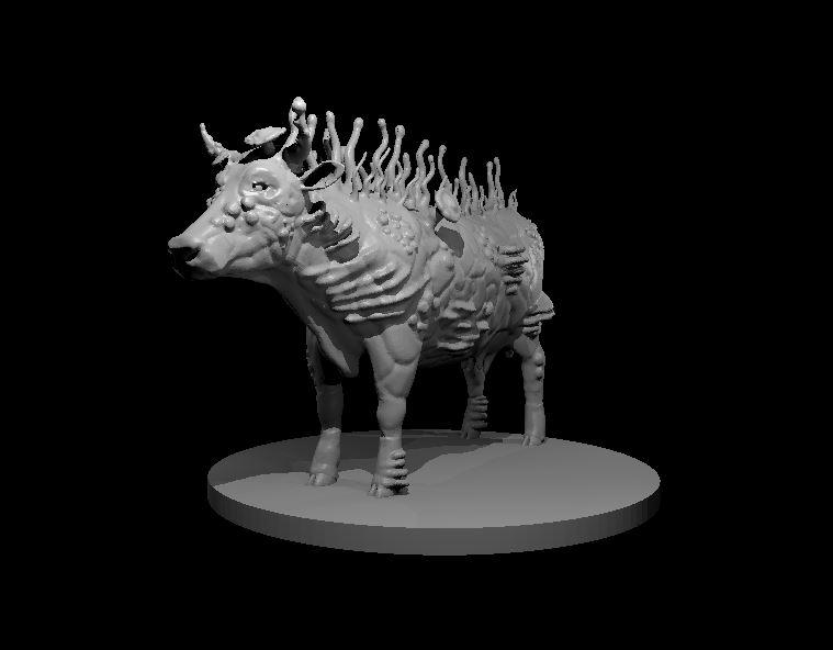Fungal Cow - Fungal Cow - 3d model render - D&D - 3d model