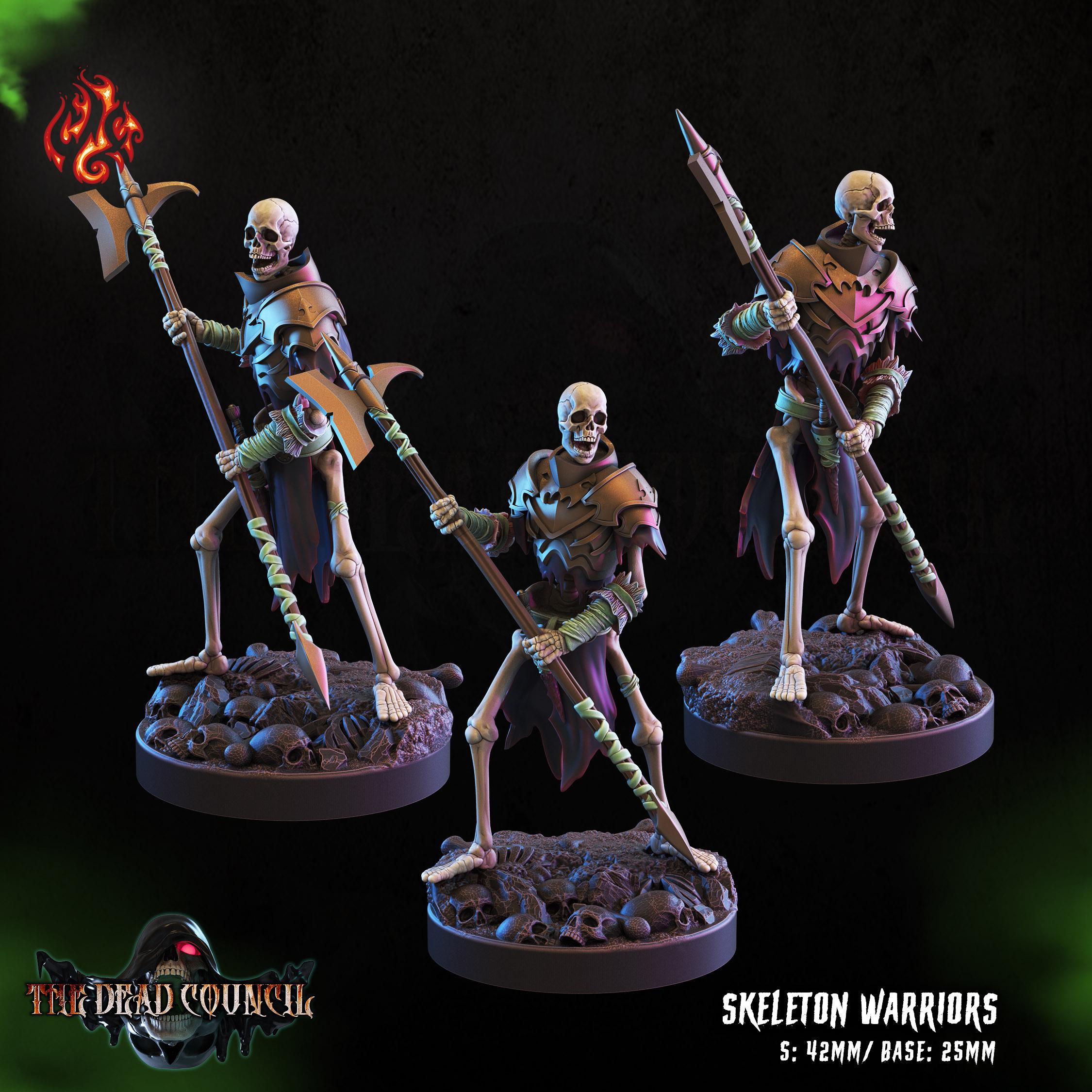 Skeleton Warriors 3d model