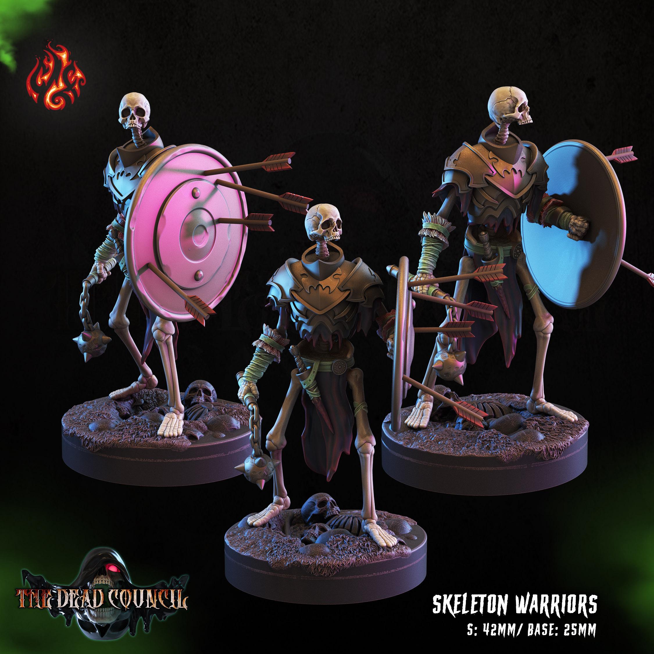 Skeleton Warriors 3d model