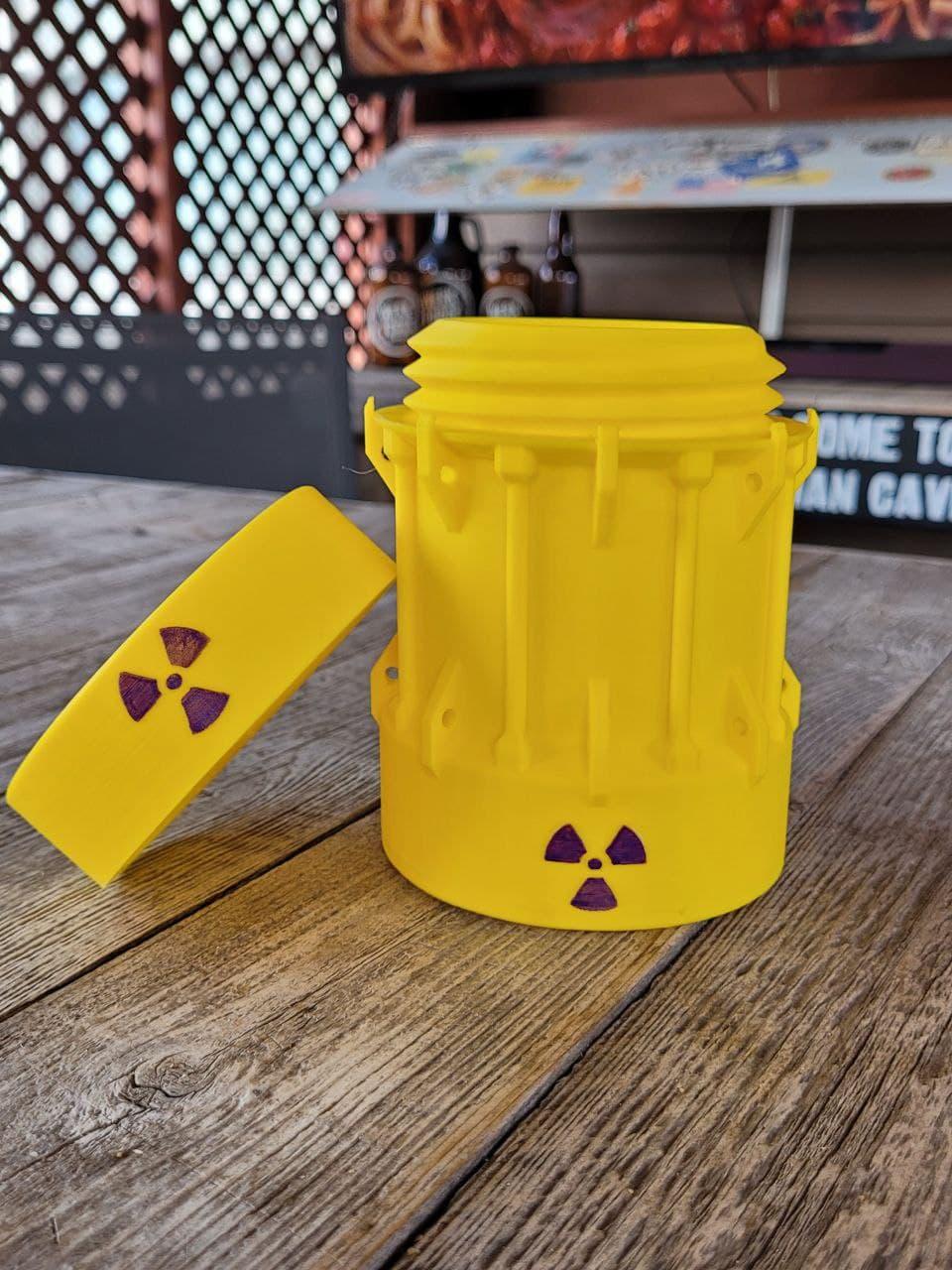 Radioactive Material Shipping Cask Stash Container 3d model