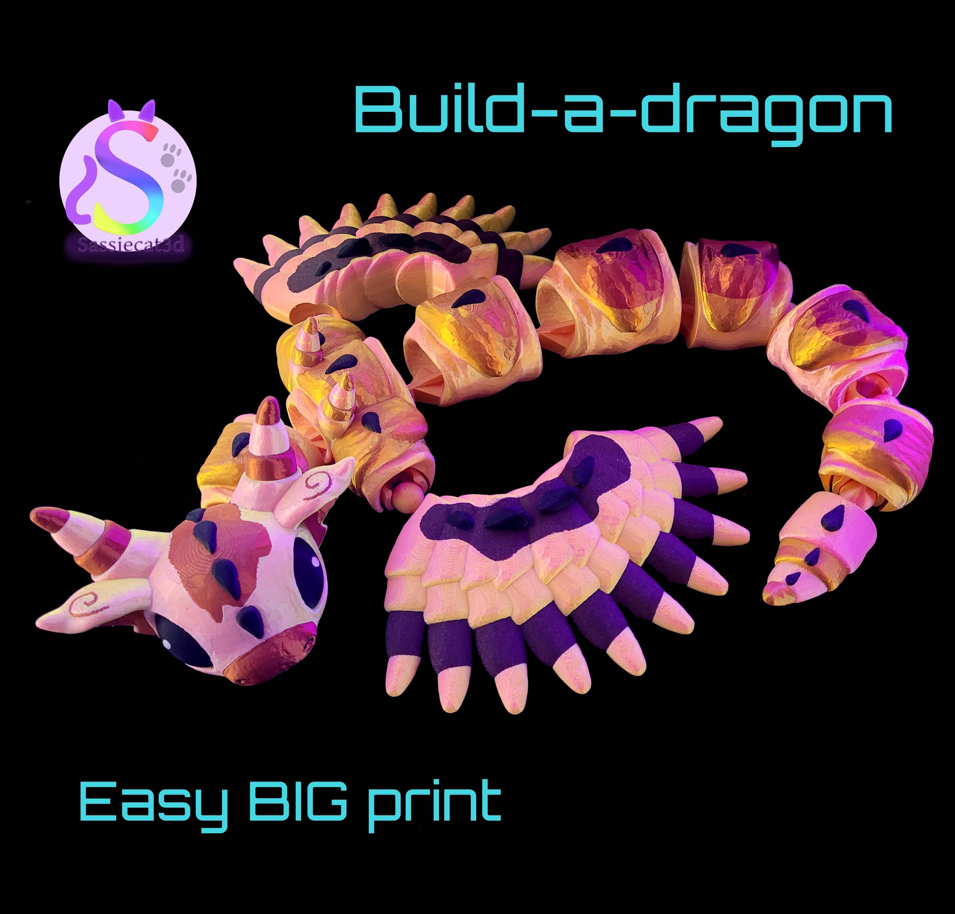Croissant Build-A-Dragon *Commercial Version* 3d model