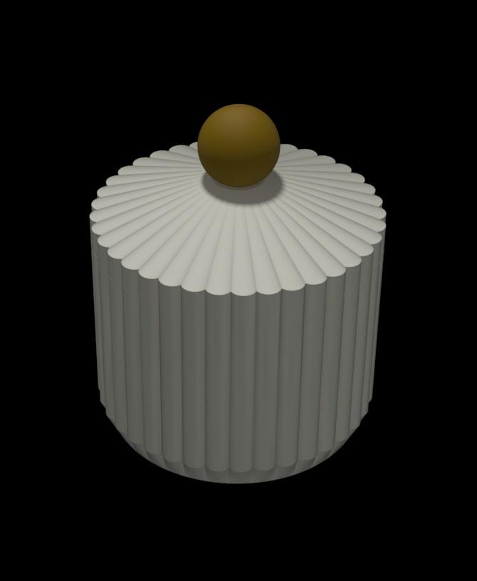 Decorative Jar - Short & Tall 3d model