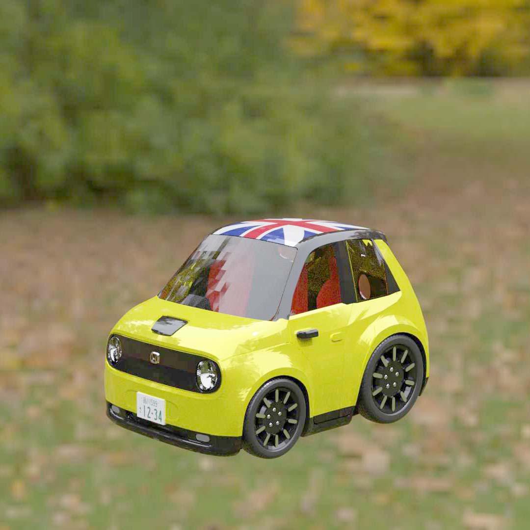 Dendeba Petite Honda E 3d model