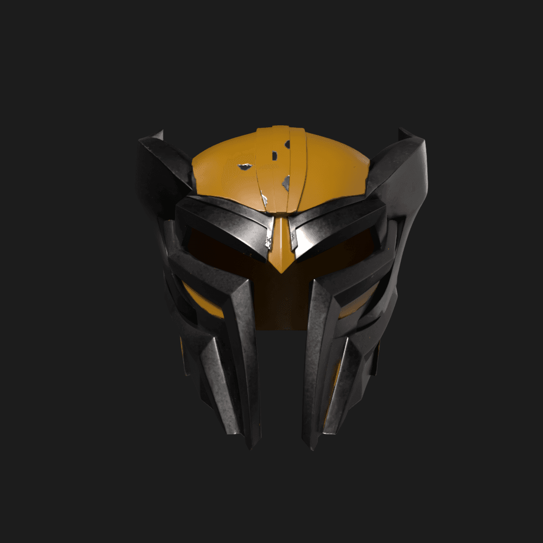 Wolverine Mandalorian Helmet 3d model