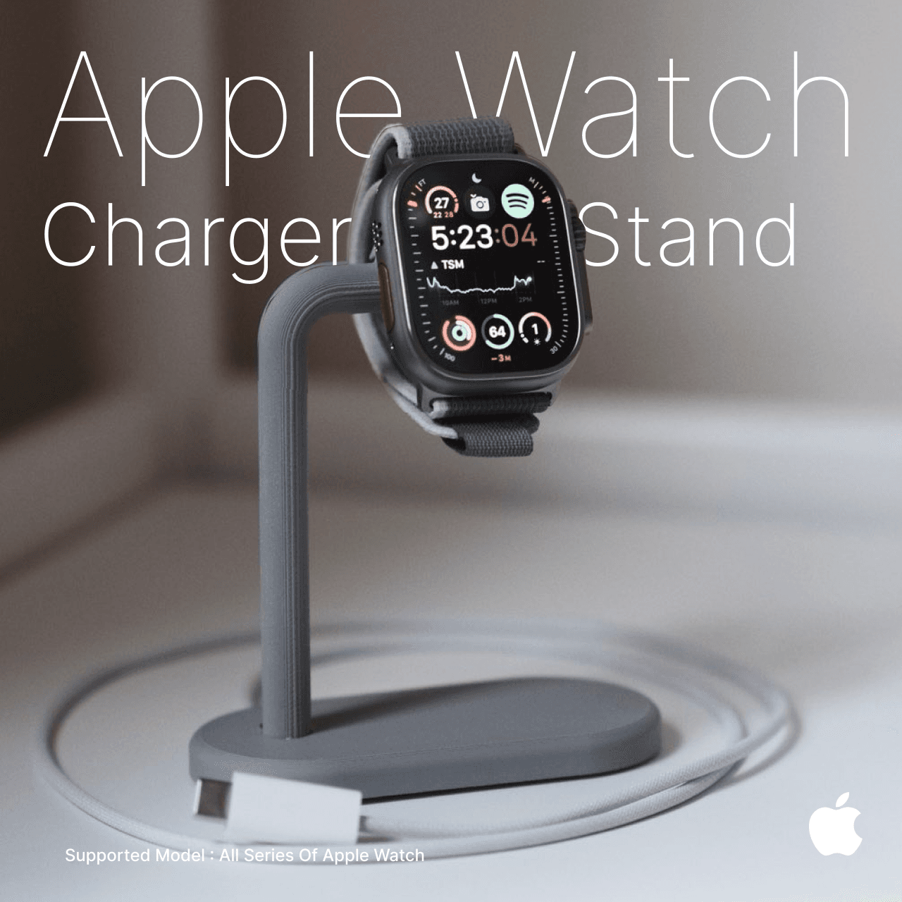 APPLE WATCH CHARGER MINI STAND 3d model