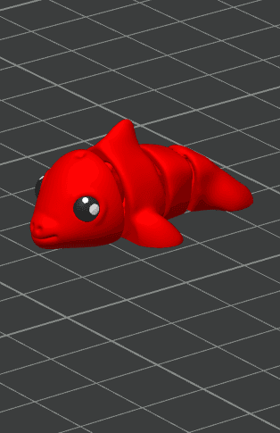 Flexi Dolphin (No Supports) 3d model