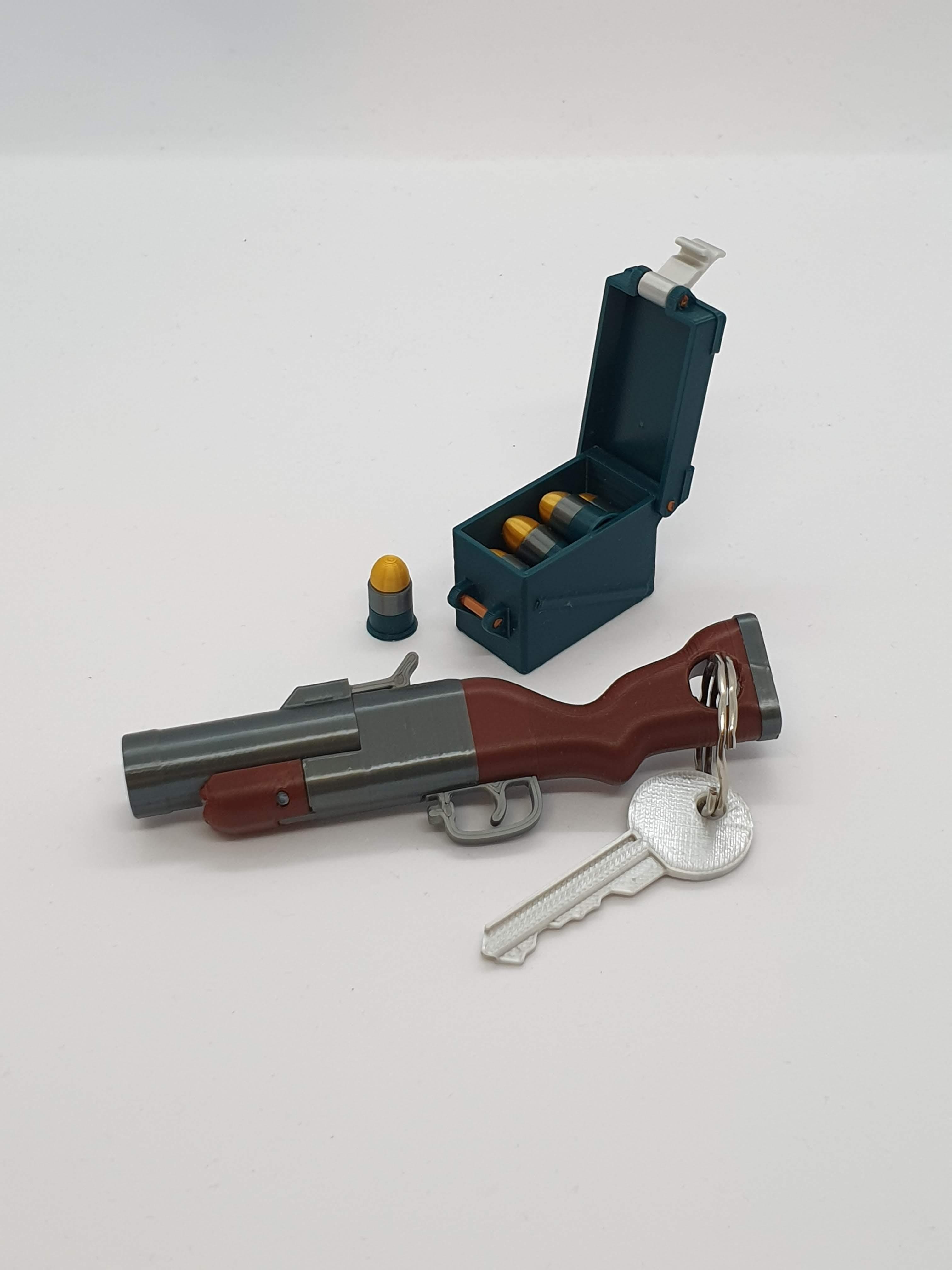 M79-6mm Grenade Launcher Keychain — Functional Blaster 3d model