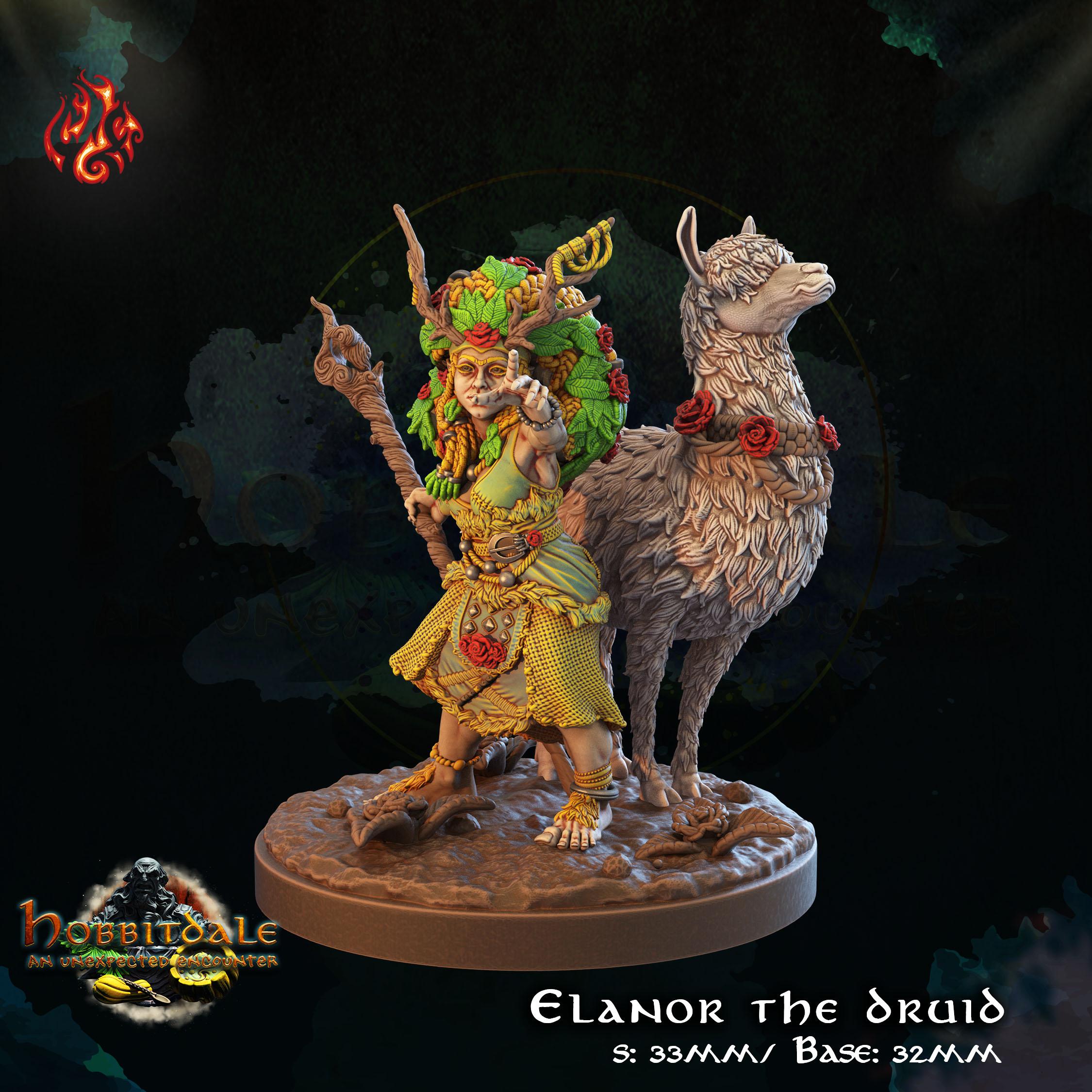Elanor the Druid 3d model