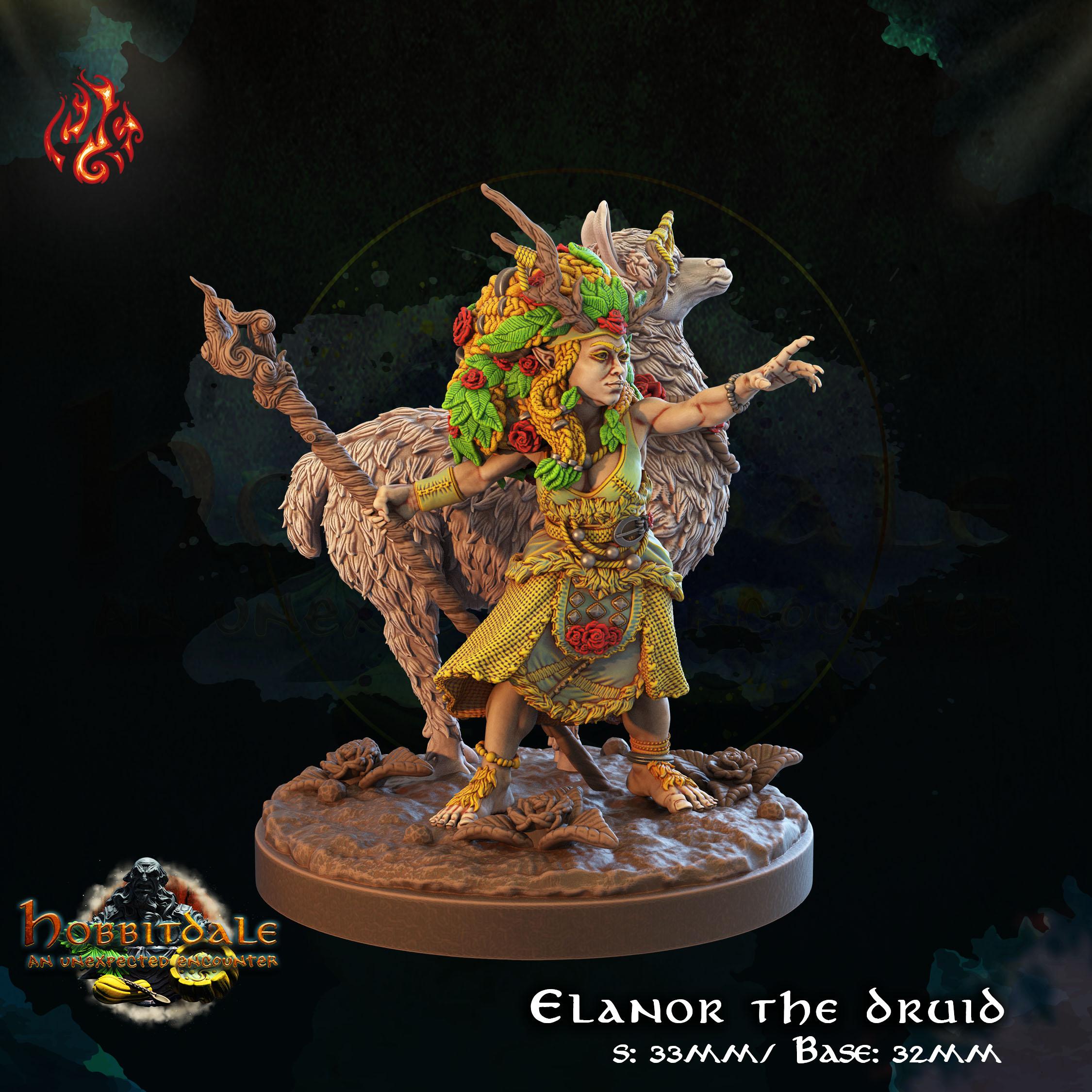 Elanor the Druid 3d model