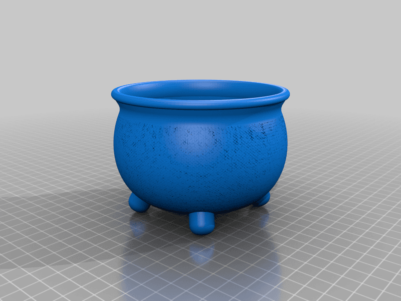 Halloween Cauldron Decoration 3d model