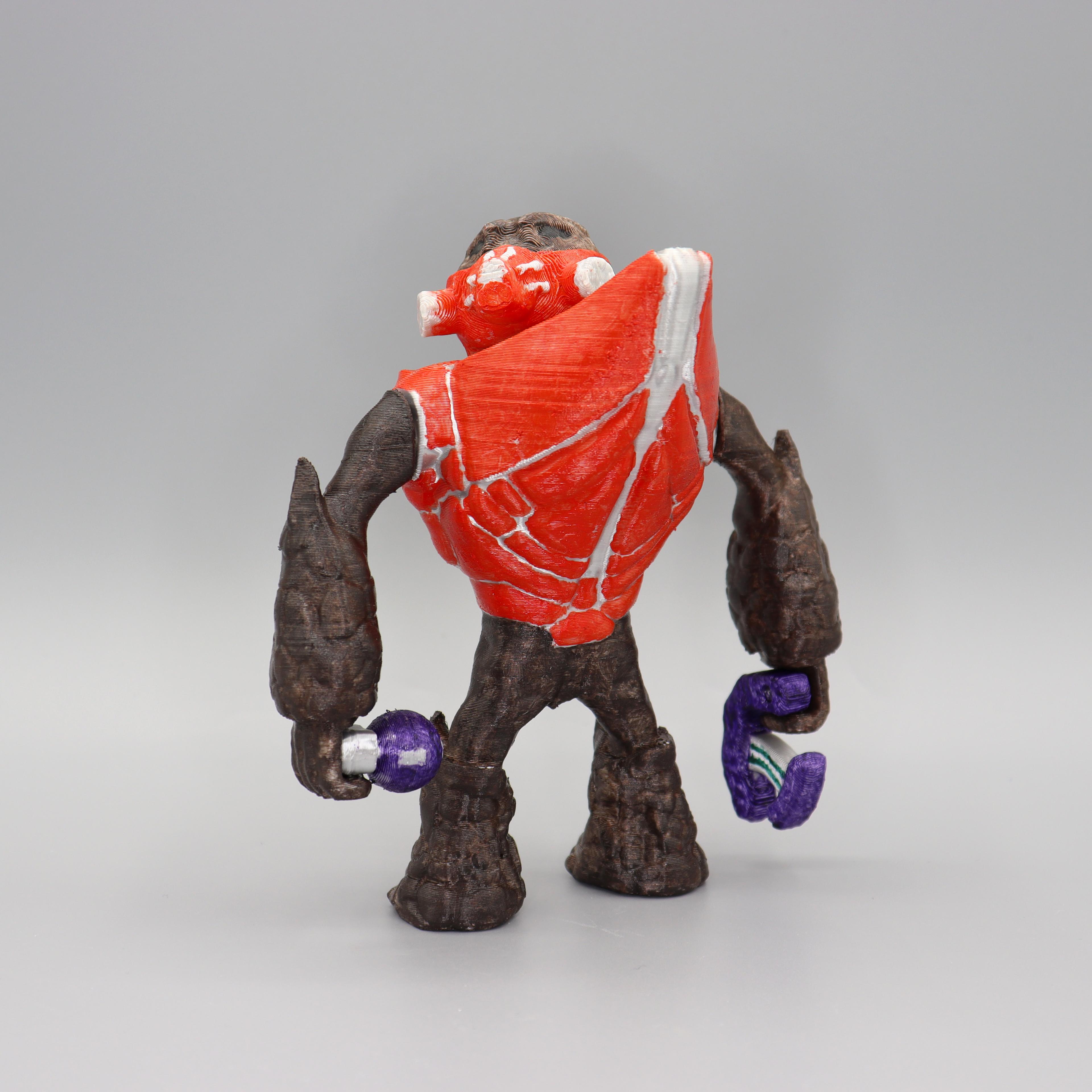 Grunt fully articulated  3d model