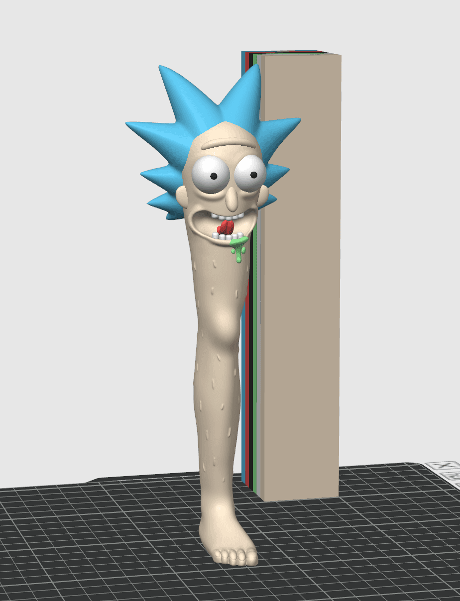Leg Rick 3d model