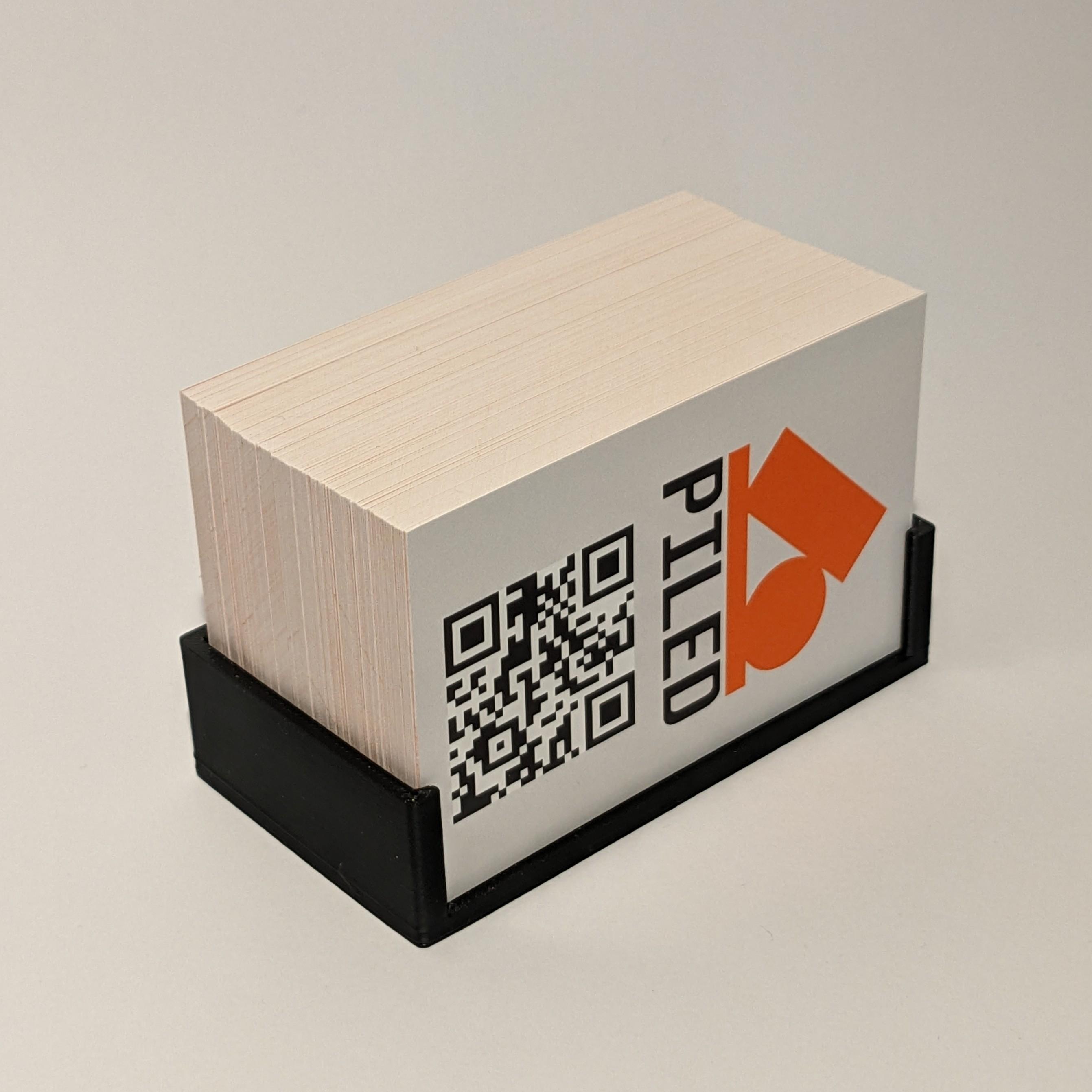 Vertical & Horizontal Business Card Holders 3d model