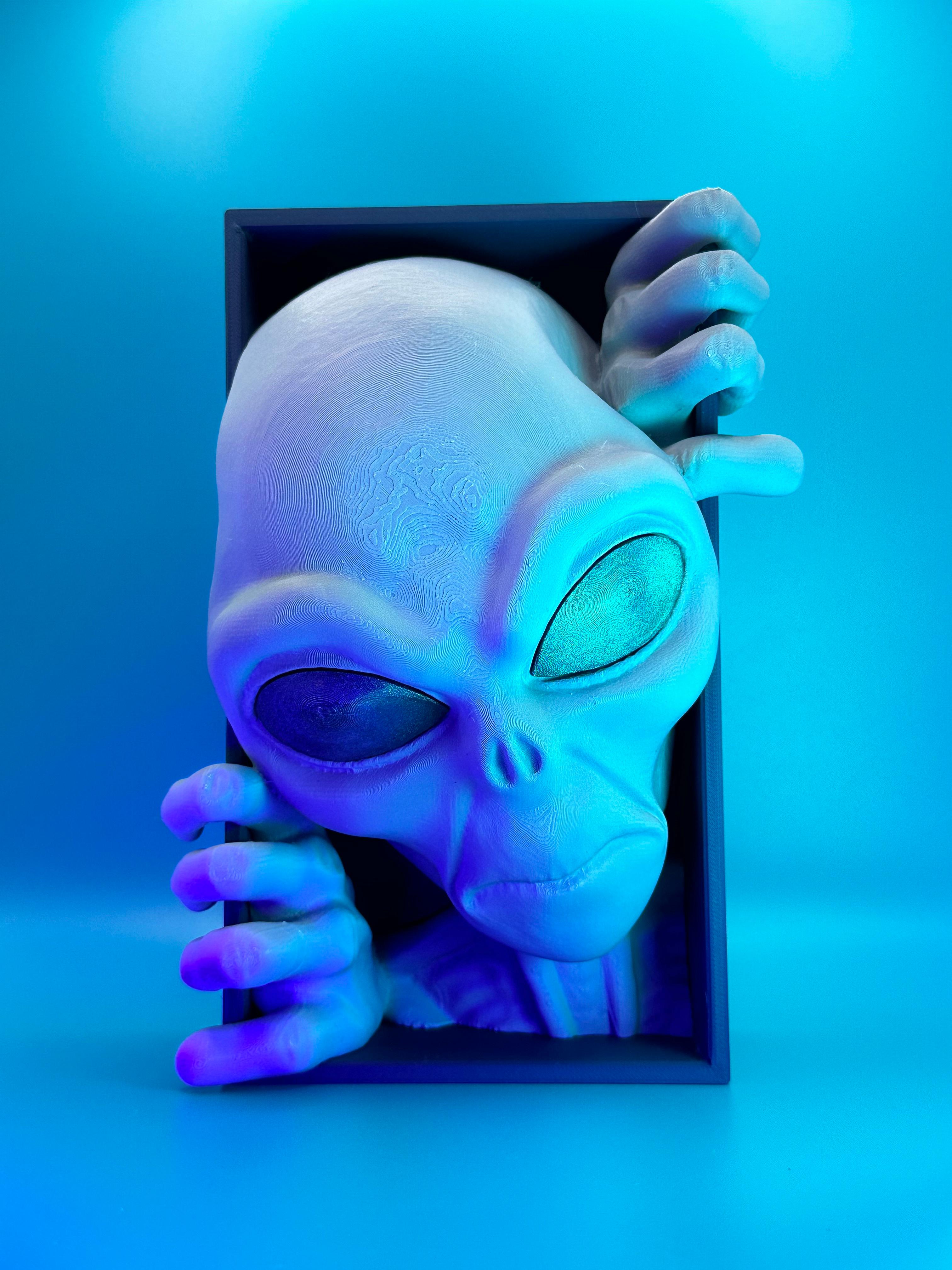 Alien Book Nook / Multi Parts  3d model