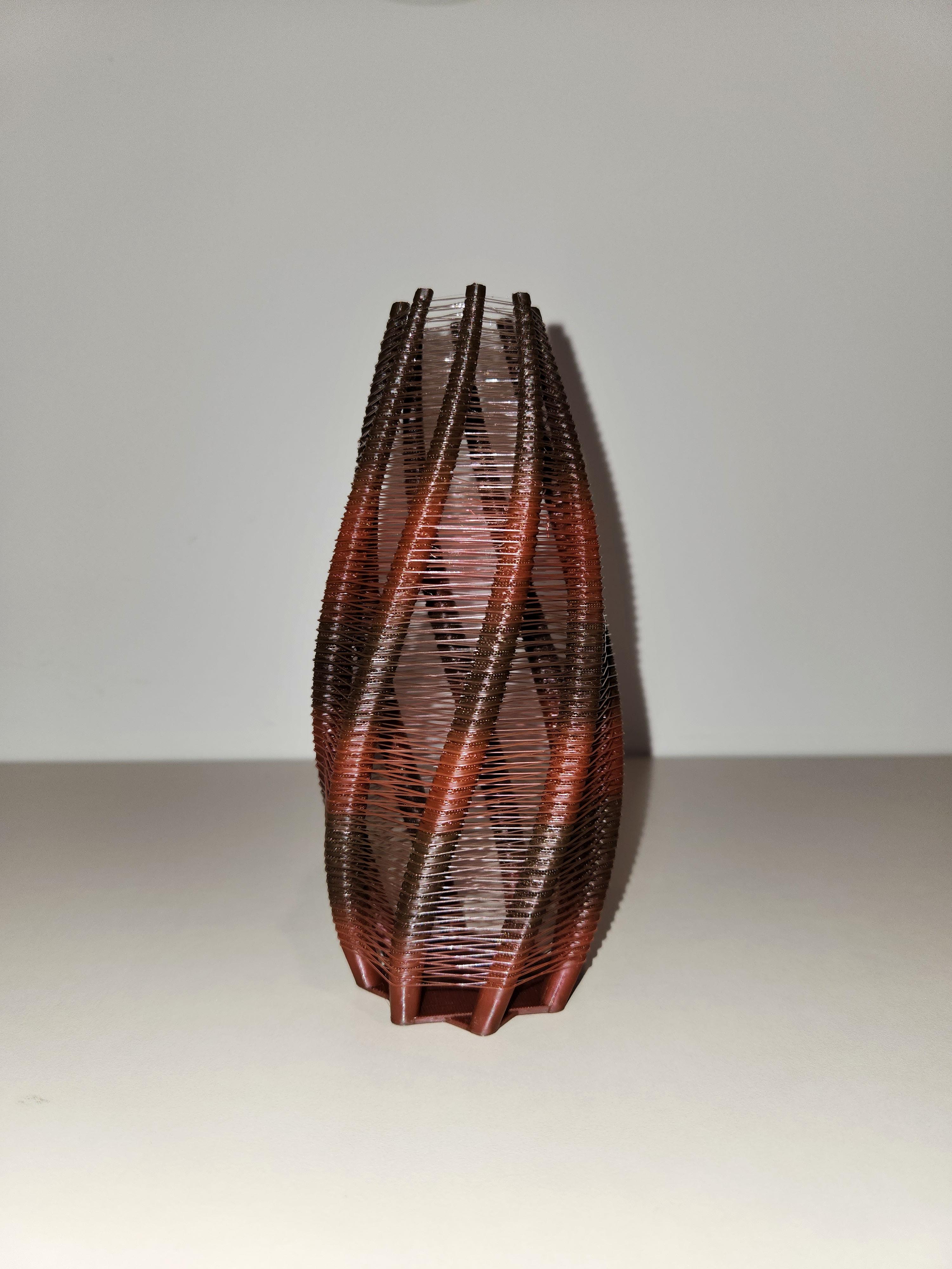 Woven String Vase 1 3d model