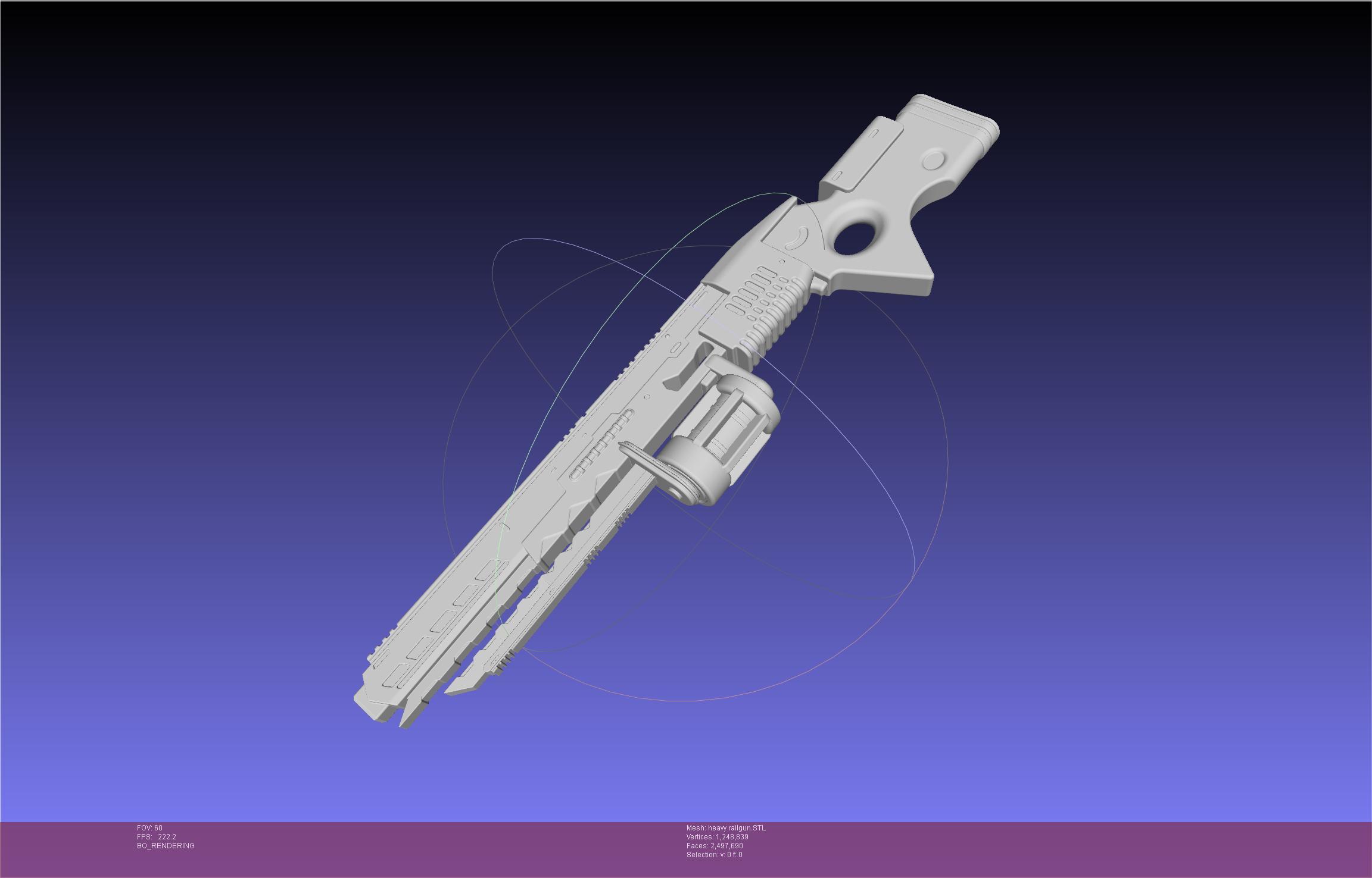 Murder Drones Finale Version Heavy Railgun 3d model