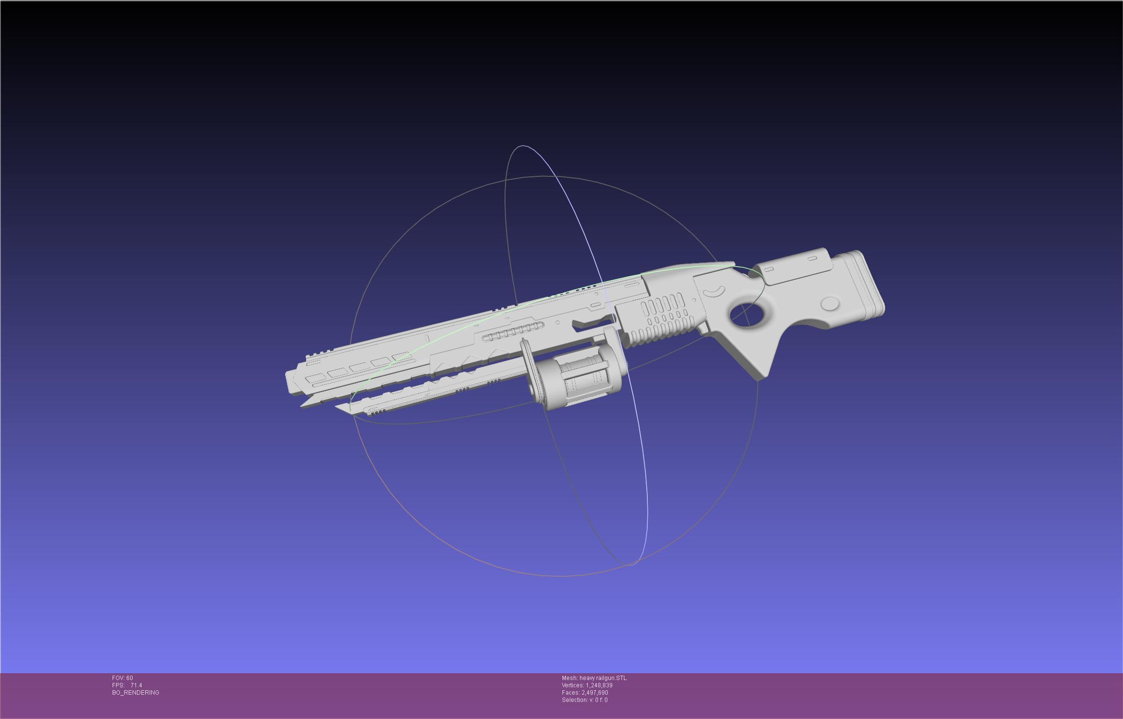 Murder Drones Finale Version Heavy Railgun 3d model