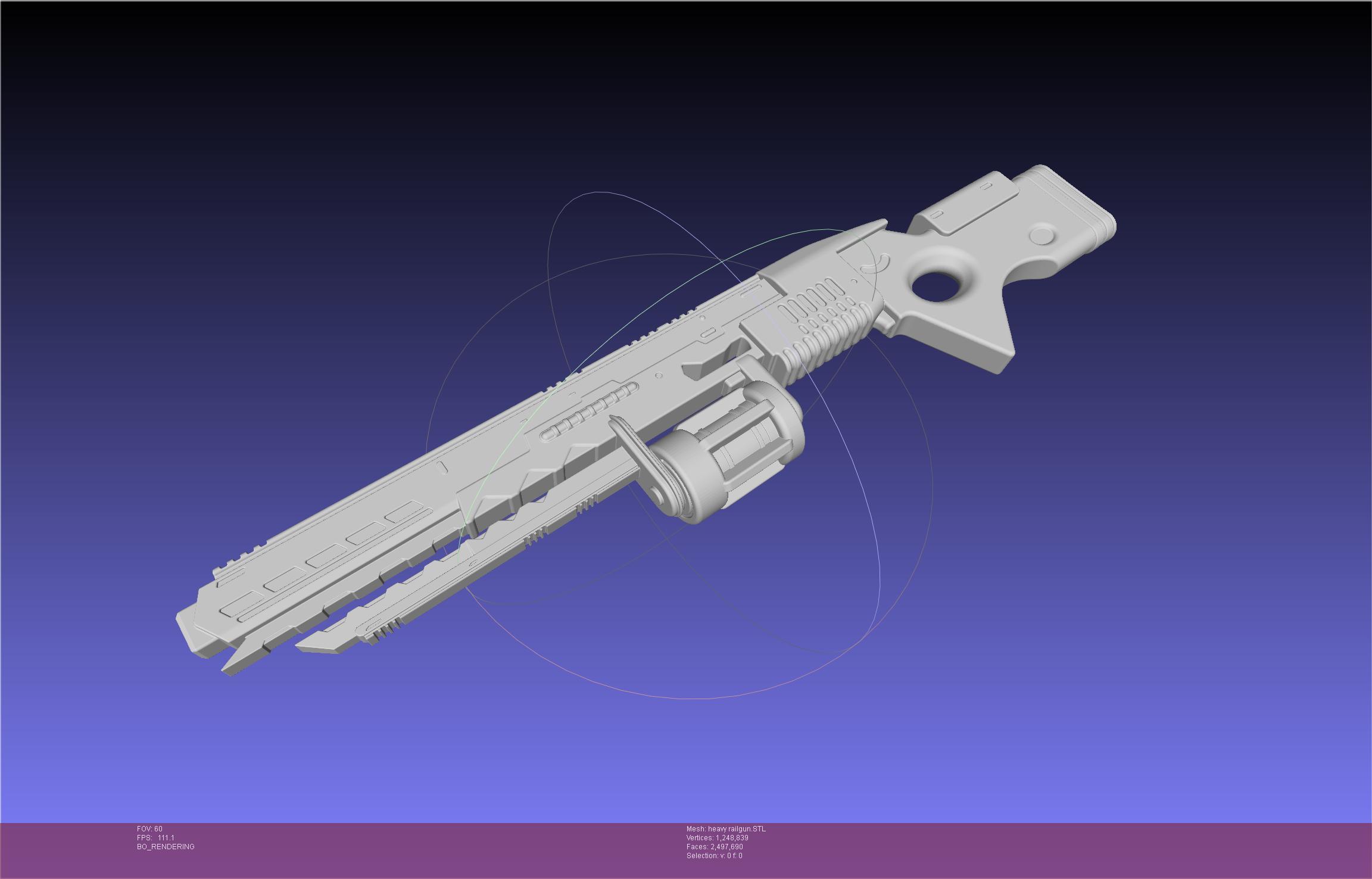 Murder Drones Finale Version Heavy Railgun 3d model