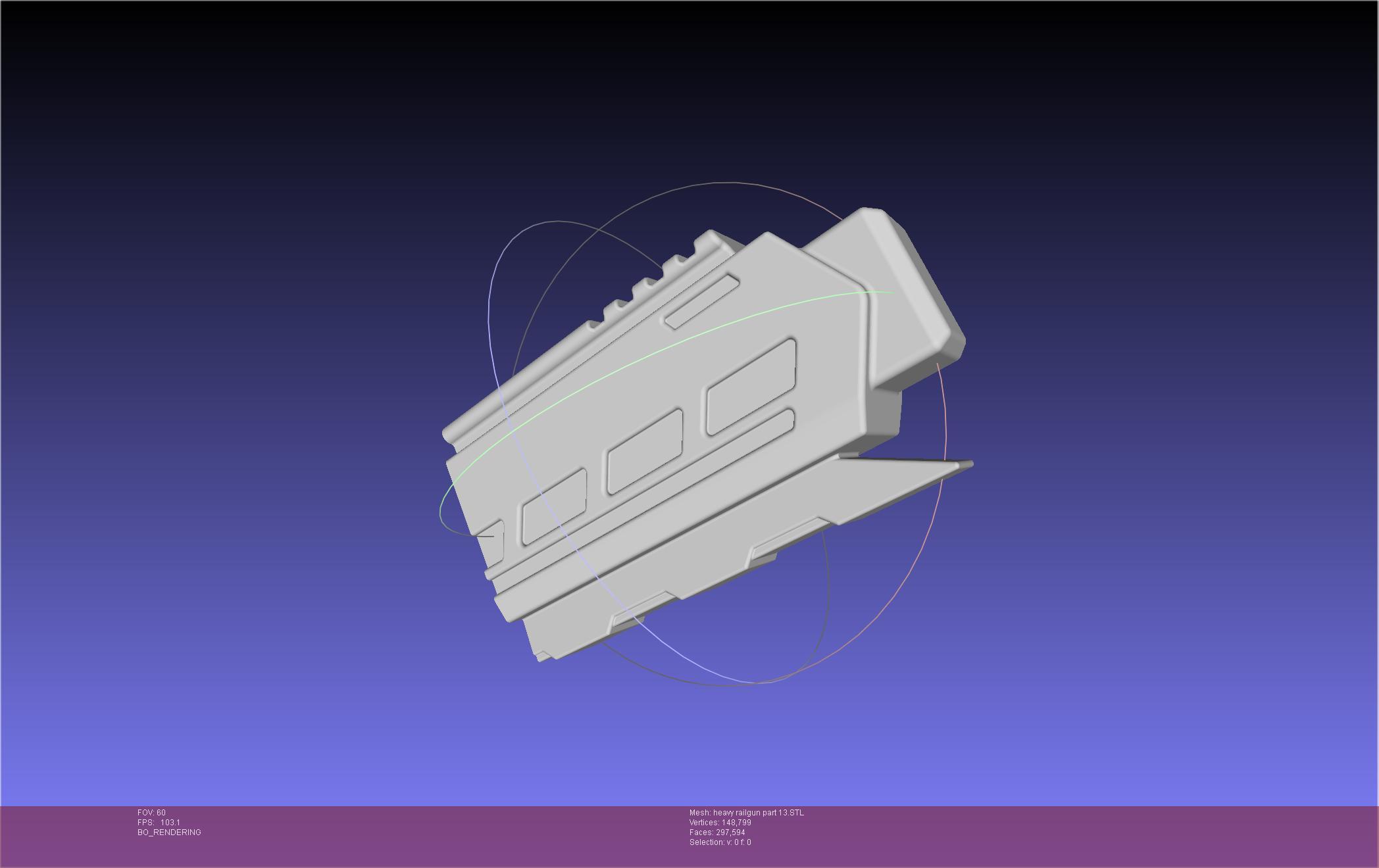 Murder Drones Finale Version Heavy Railgun 3d model