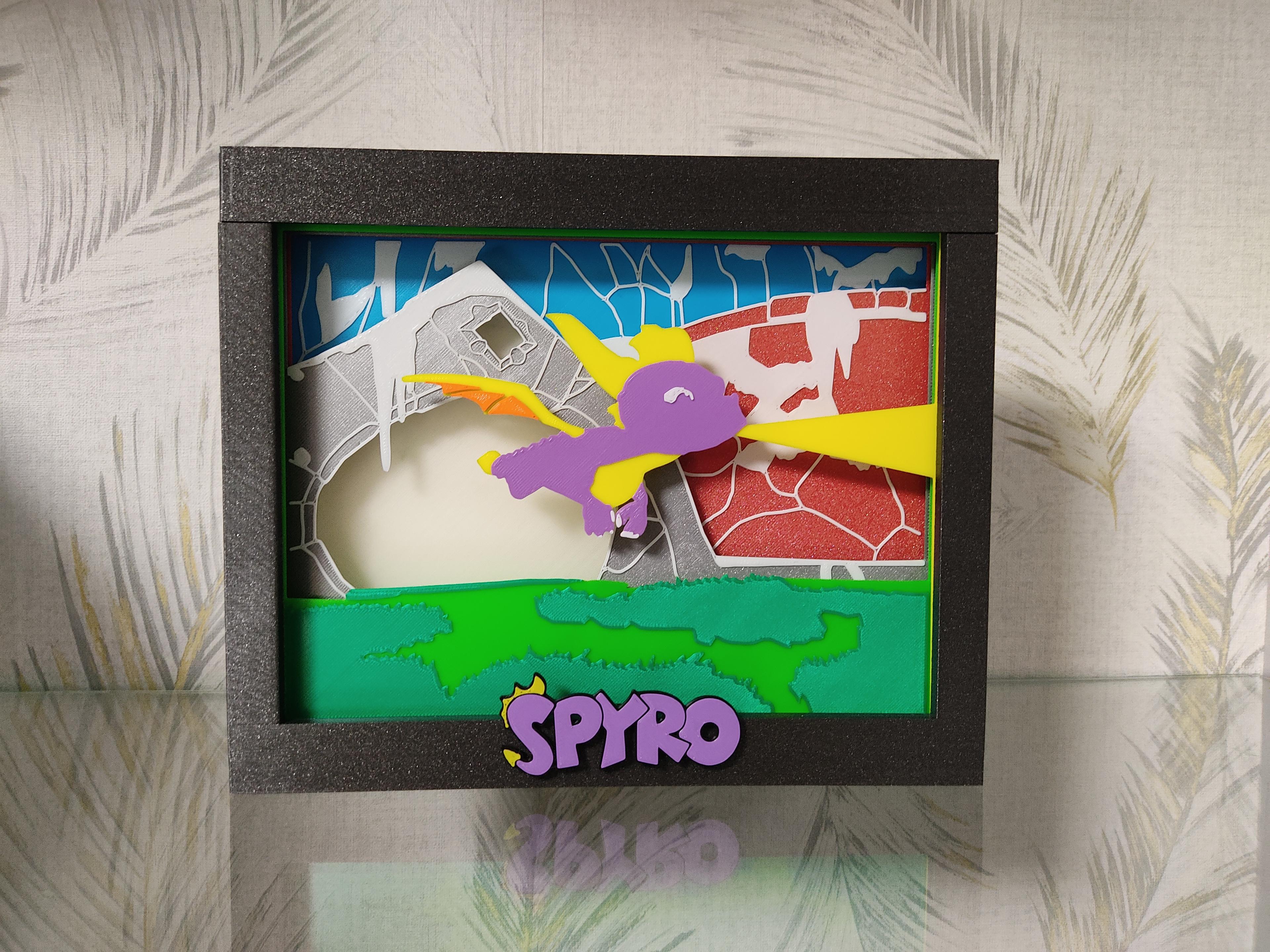Spyro plates for light and shadow box 3d model