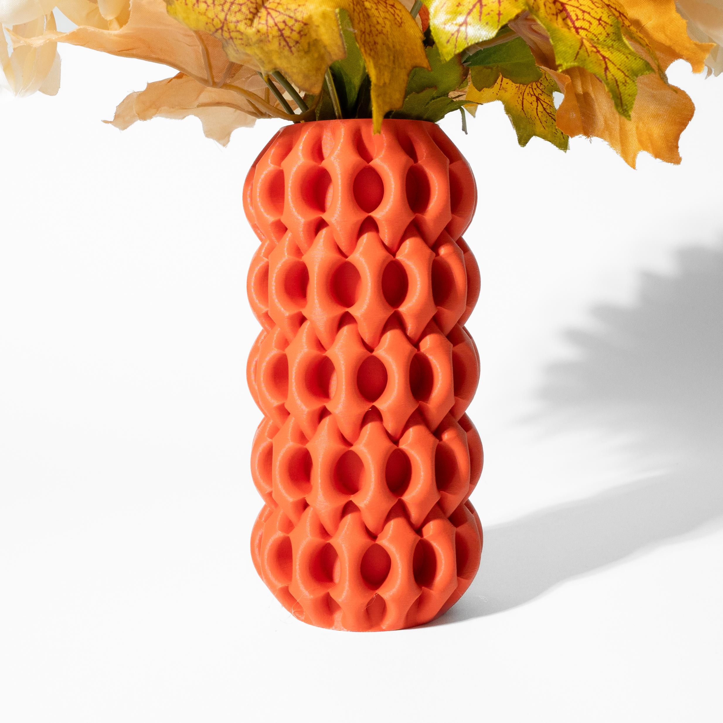 The Xiomu Vase, Modern and Unique Home Decor for Dried and Preserved Flower Arrangement  | STL File 3d model