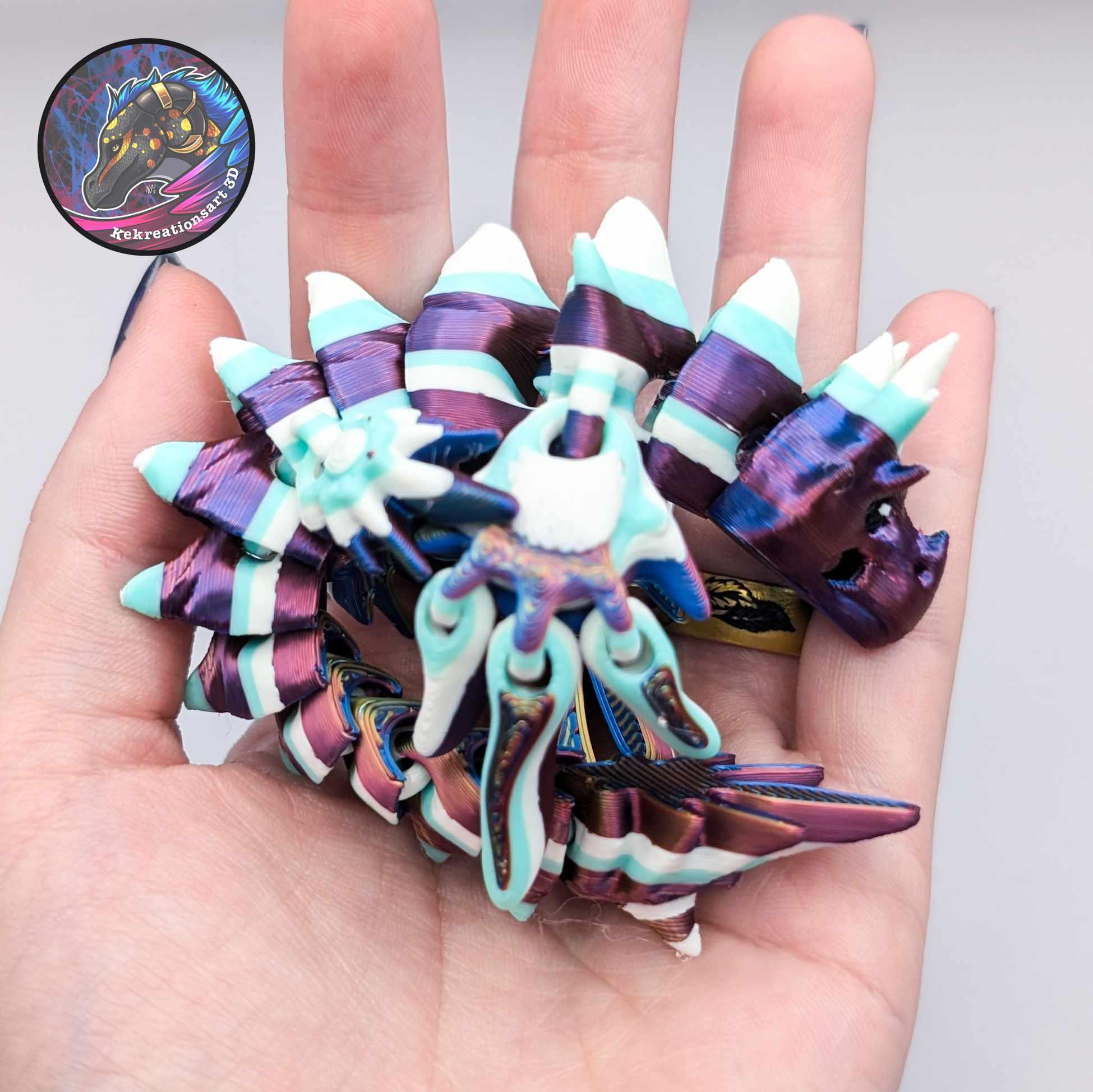 Baby Flexi Glaucus Dragon 3d model