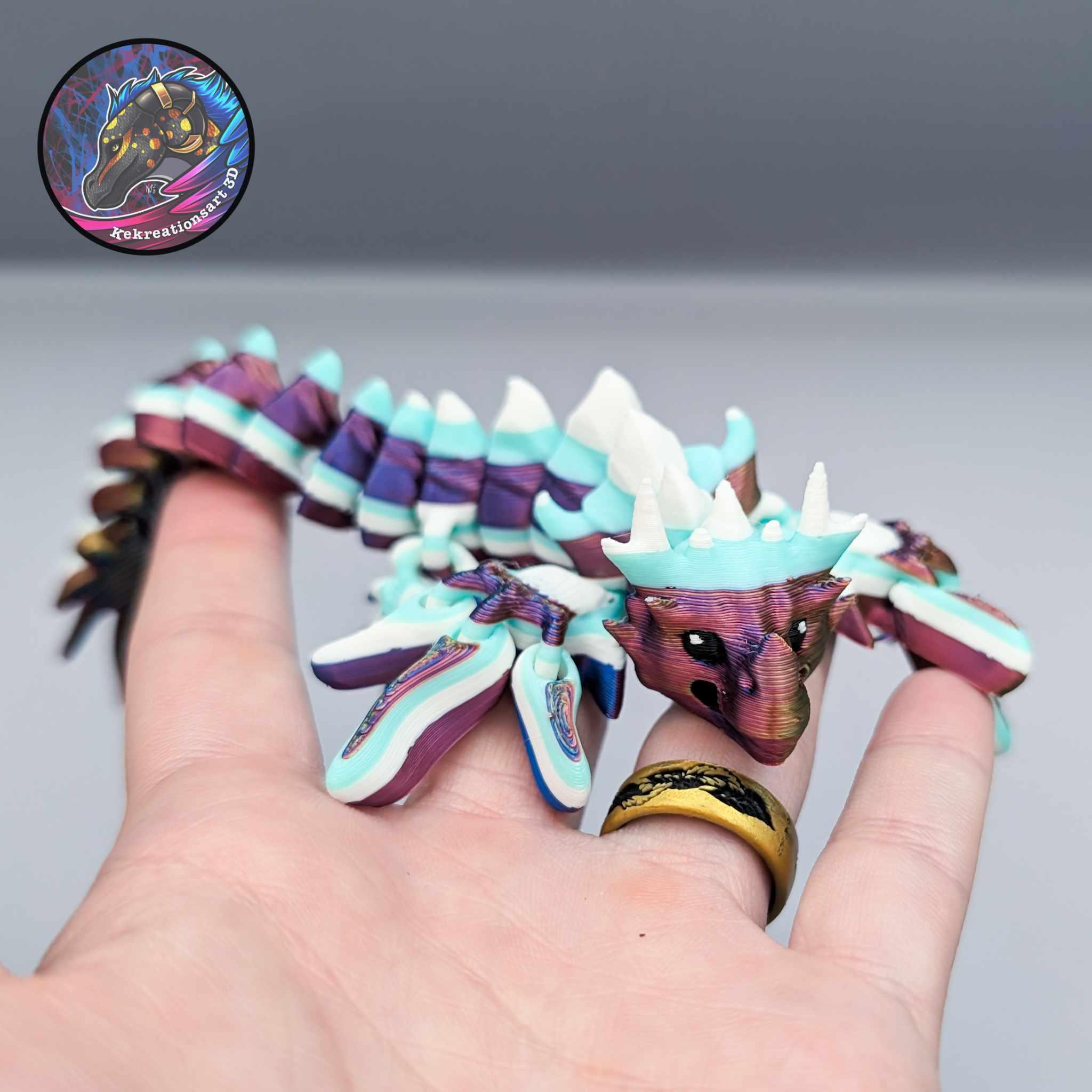 Baby Flexi Glaucus Dragon 3d model