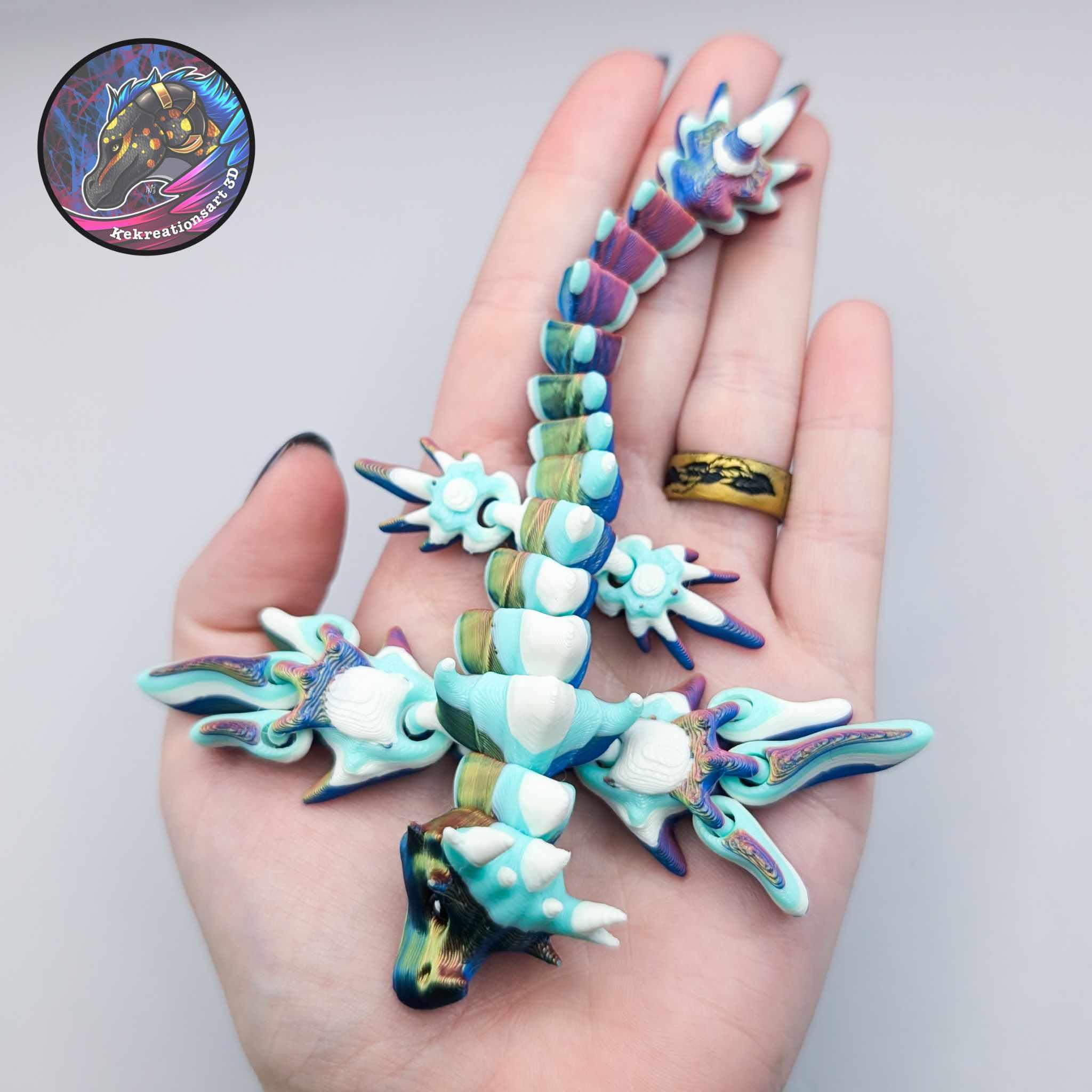 Baby Flexi Glaucus Dragon 3d model