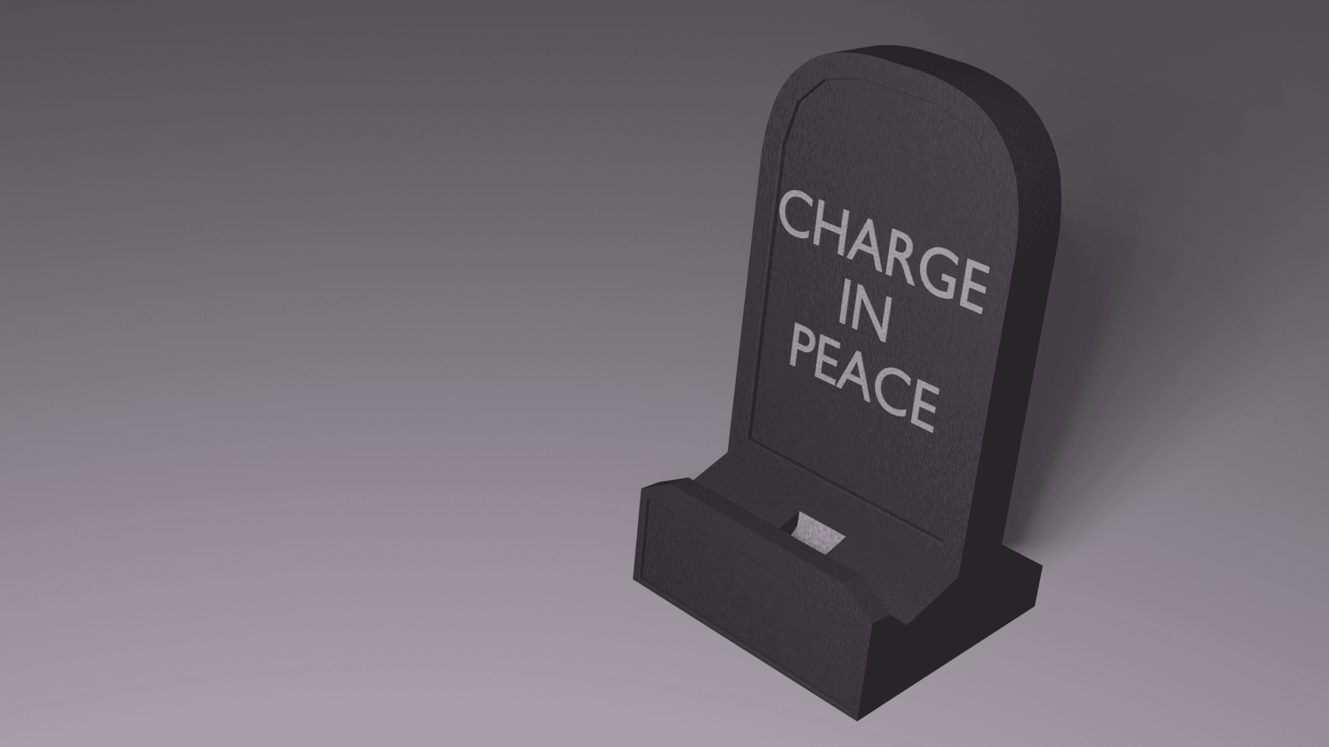 Tombstone Phone Stand 3d model