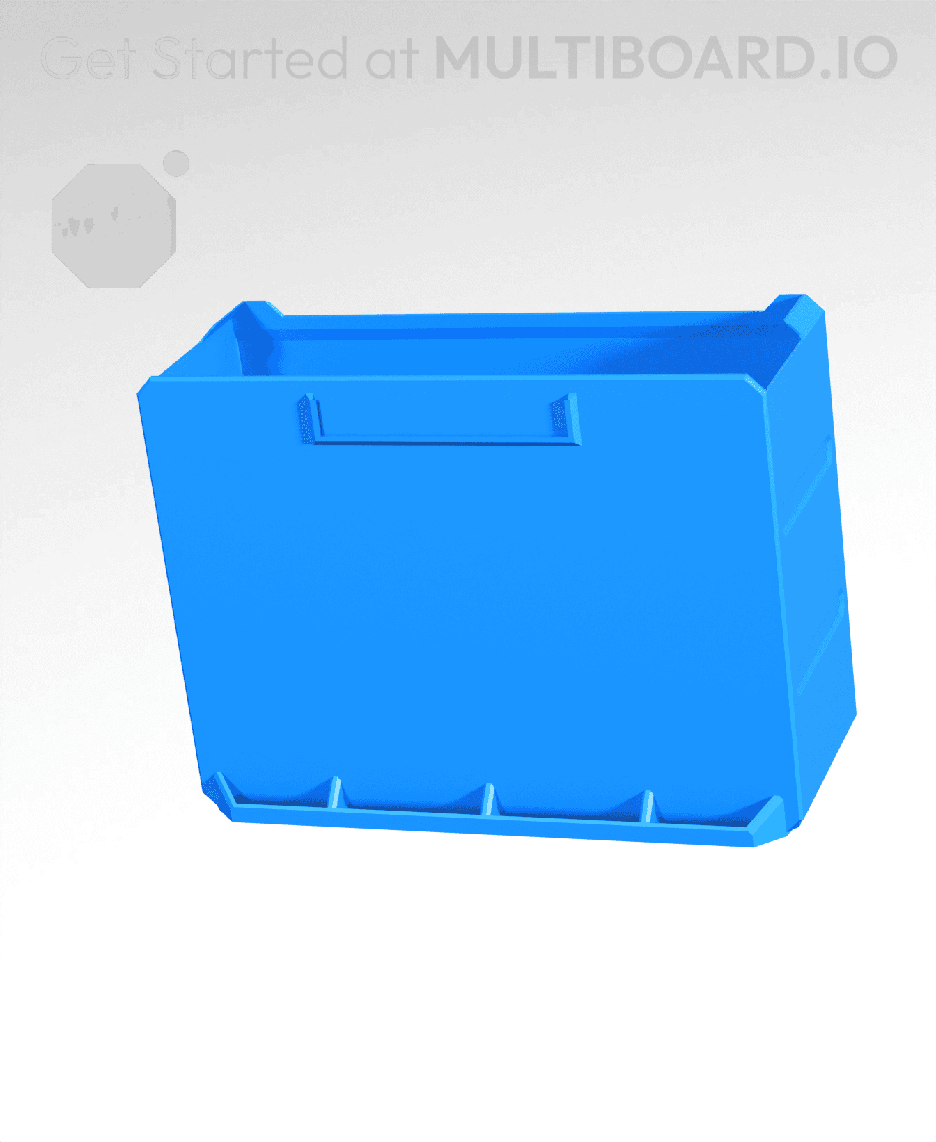 4x3x1.5-Deep - Multibin Simple Drawer 3d model